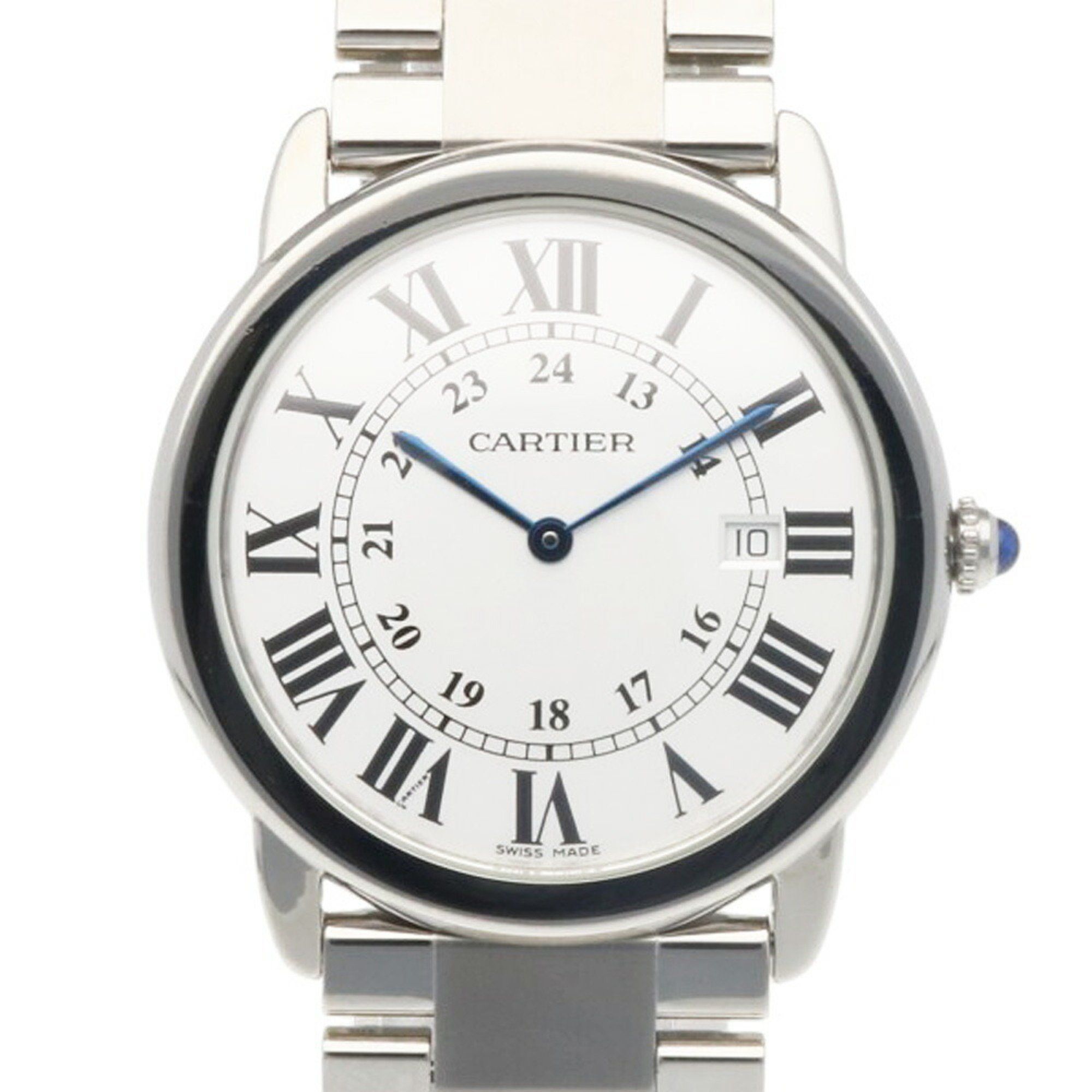 Cartier Rondo Solo LM Watch Stainless Steel 2934 Quartz Unisex CARTIER
