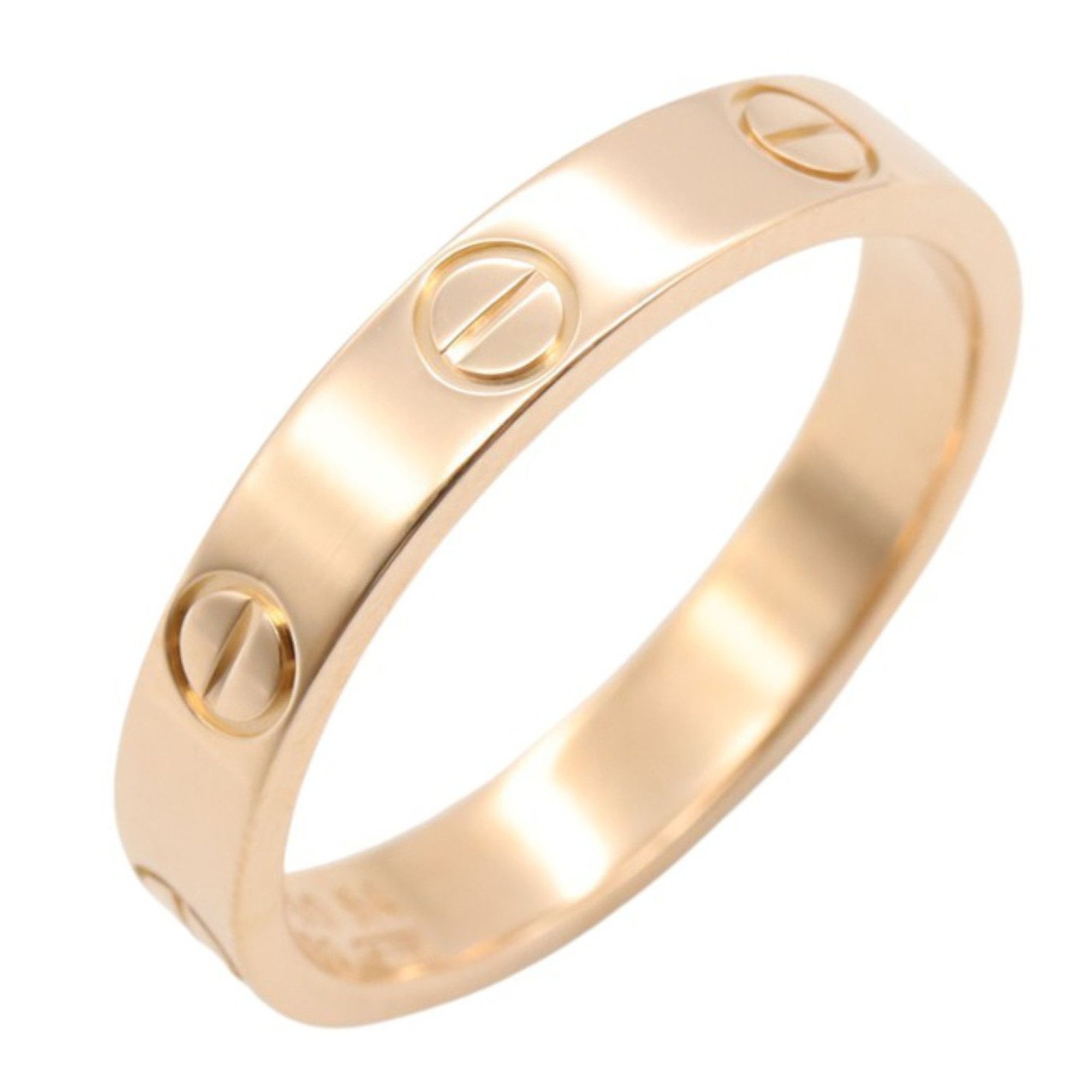 Cartier Mini Love Ring, 18KPG (pink gold), women's, gold