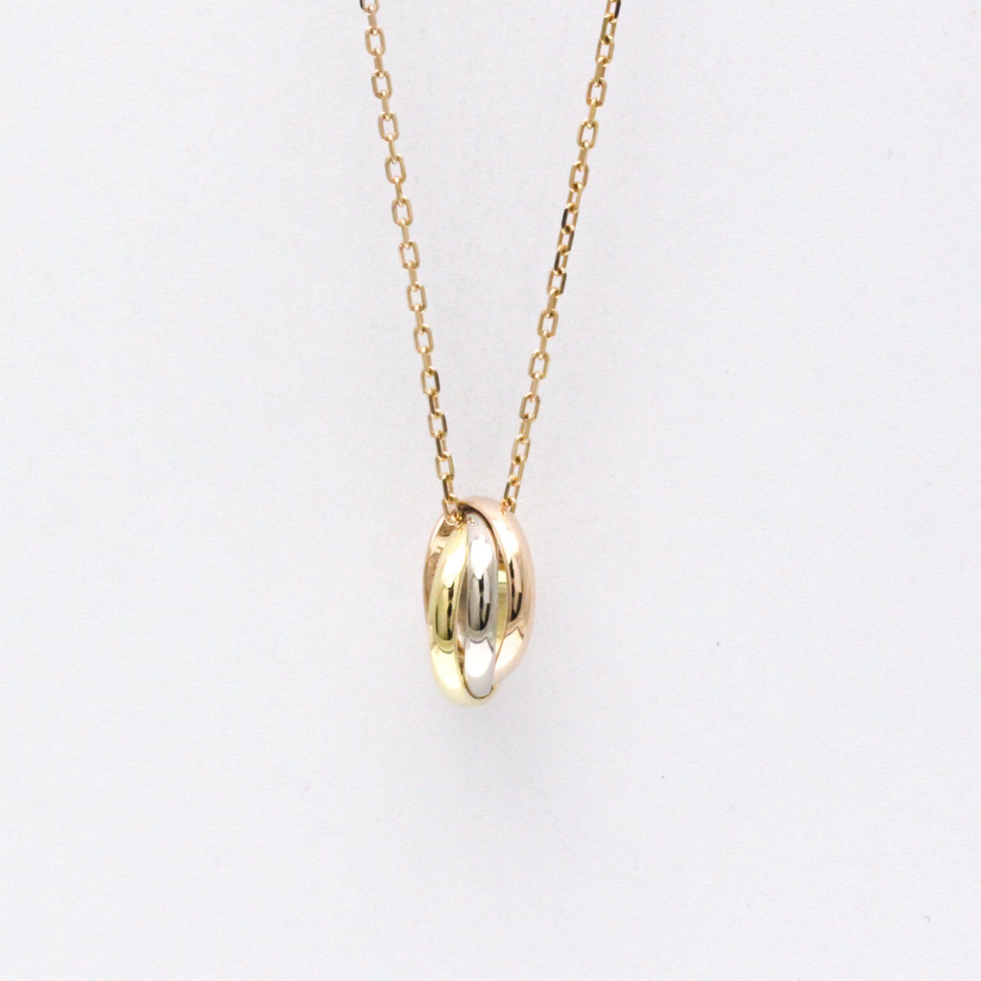 Cartier Trinity Necklace Pink Gold (18K),White Gold (18K),Yellow Gold (18K) No Stone Men,Women Fashi