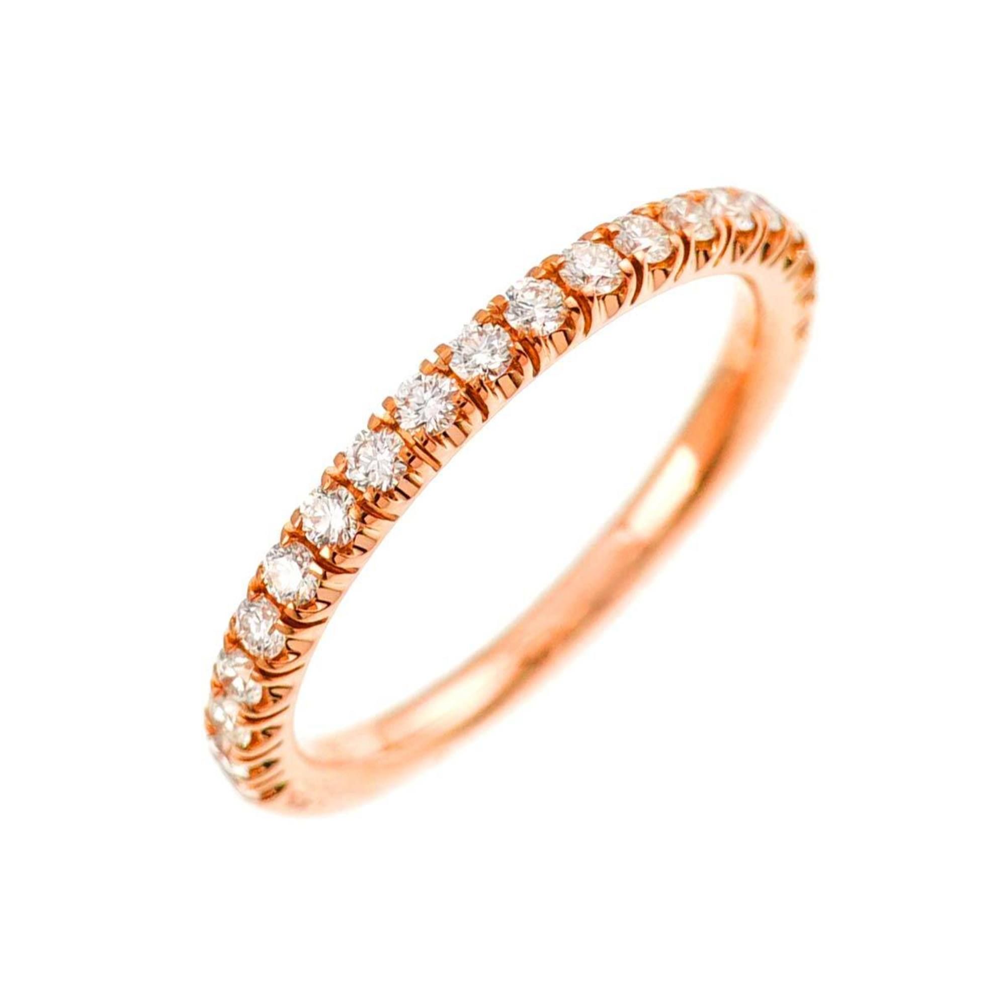 Cartier Etincelle #48 Ring Half Diamond K18 PG Pink Gold 750