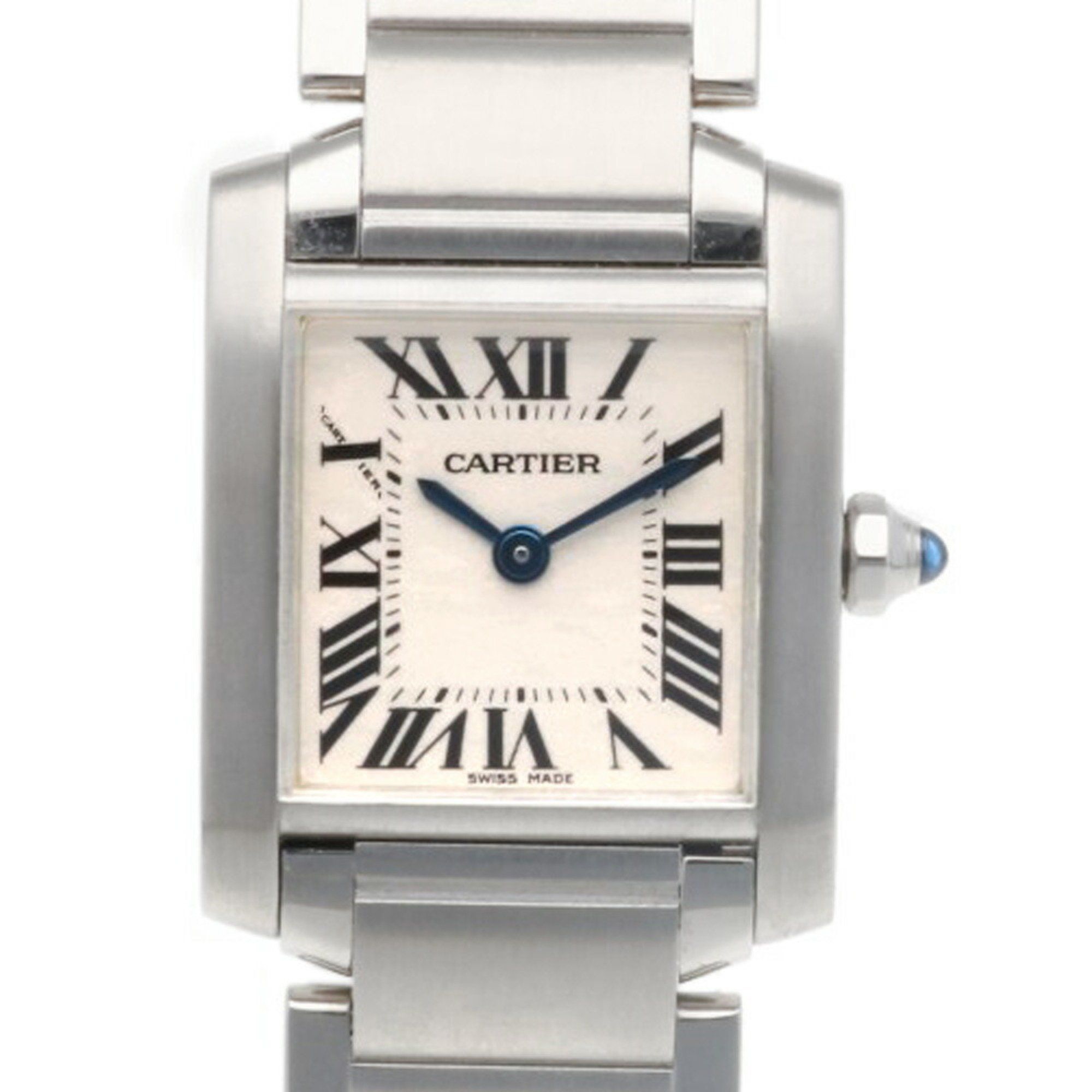 Cartier Tank Francaise SM Watch, Stainless Steel 2384, Ladies, CARTIER, Overhauled