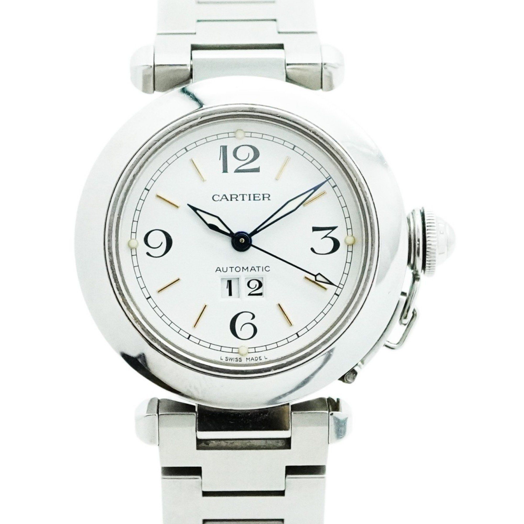 Cartier Pasha W31044M7 White Dial Watch for Women