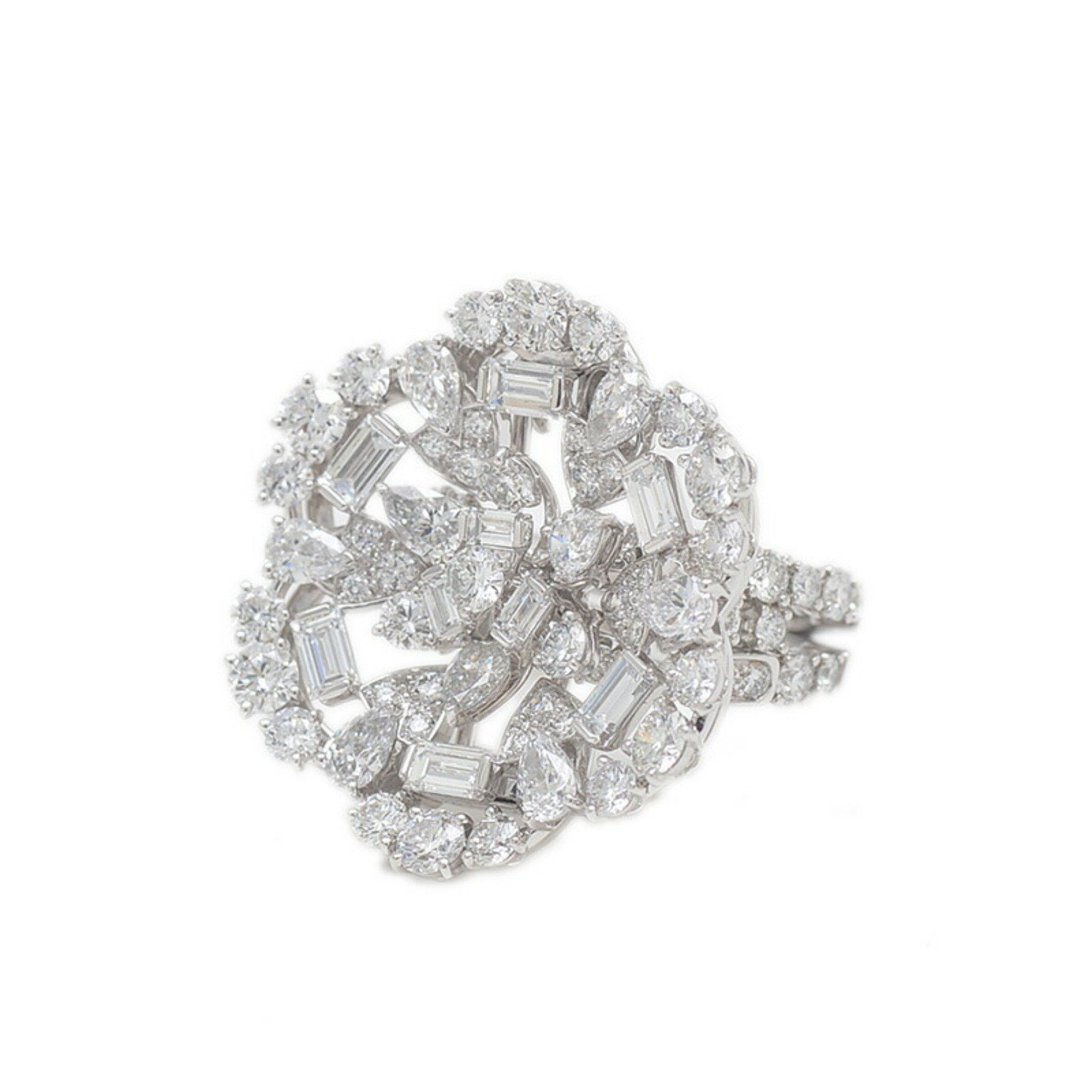 Cartier Diamond Collection Noh Ceremony Ring Custom Order K18WG #53