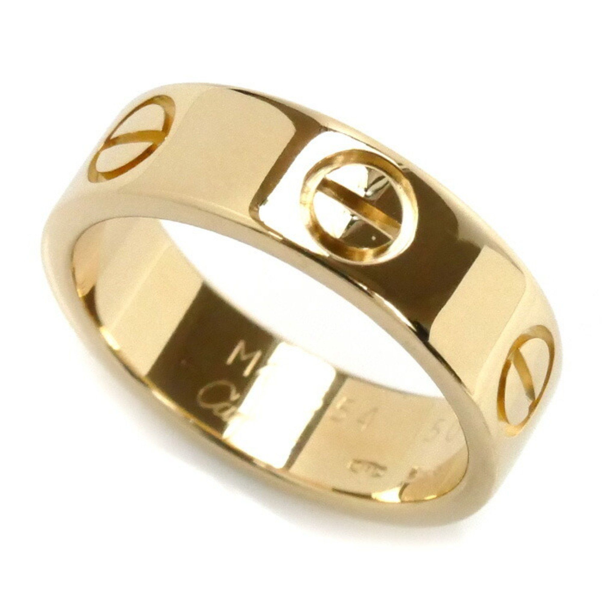 CARTIER 18KYG Yellow Gold Love Ring, Ring Size 10, 50, 6.2g, Women's