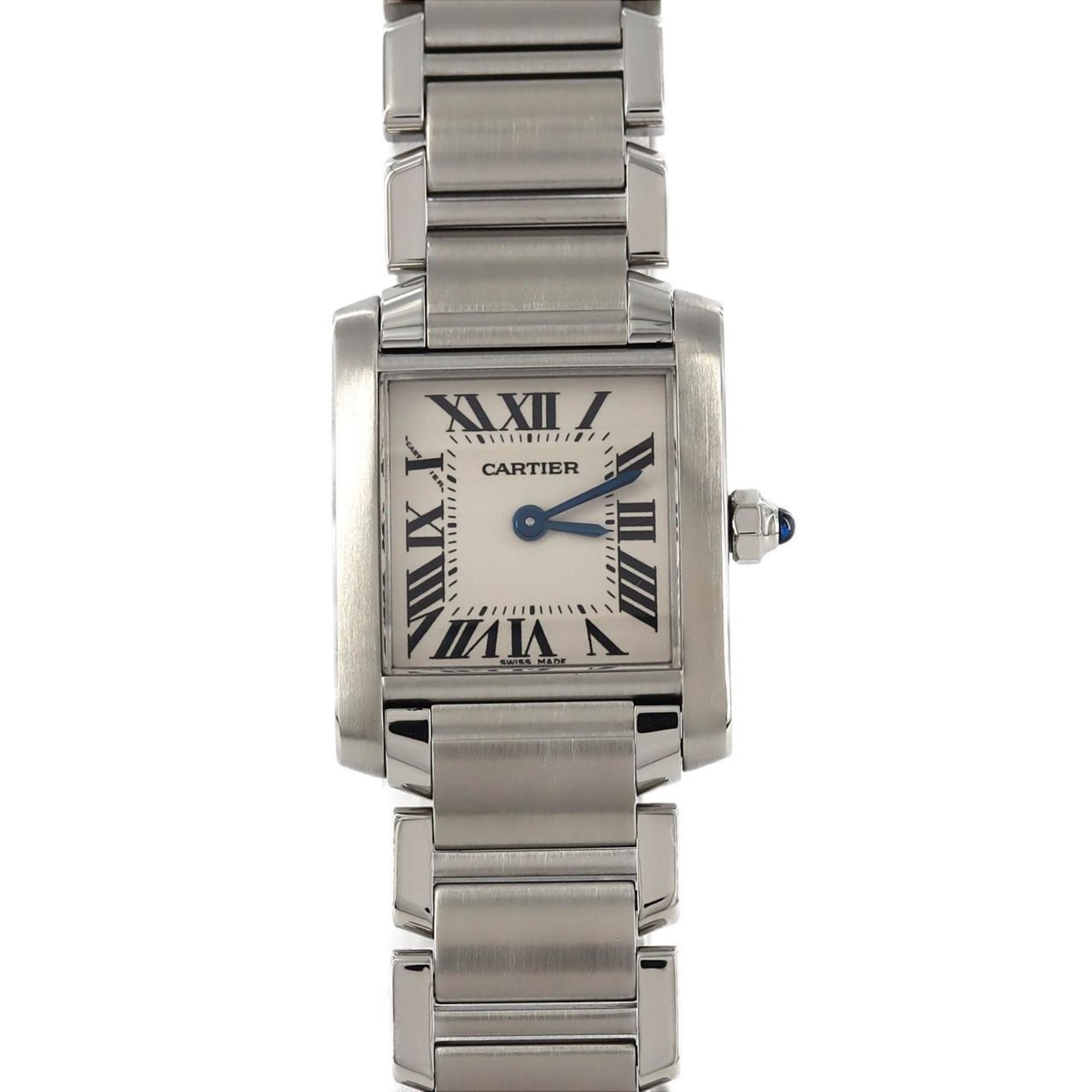 Cartier Tank Francaise SM W51008Q3 SS Wristwatch Quartz