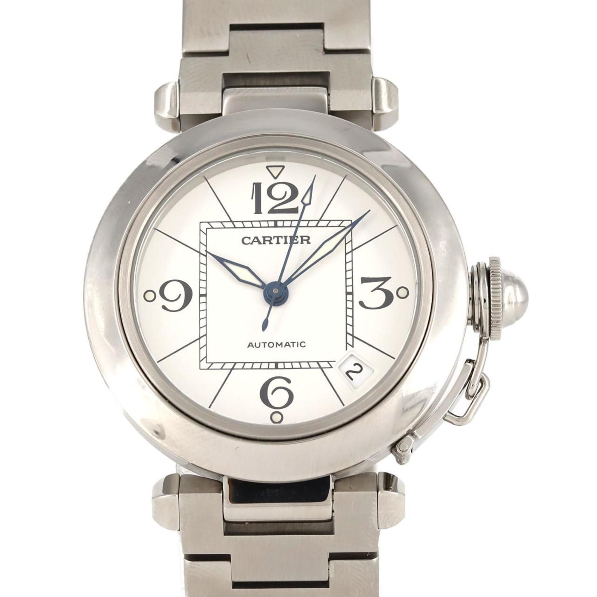 Cartier Pasha C W31074M7 SS Automatic Watch