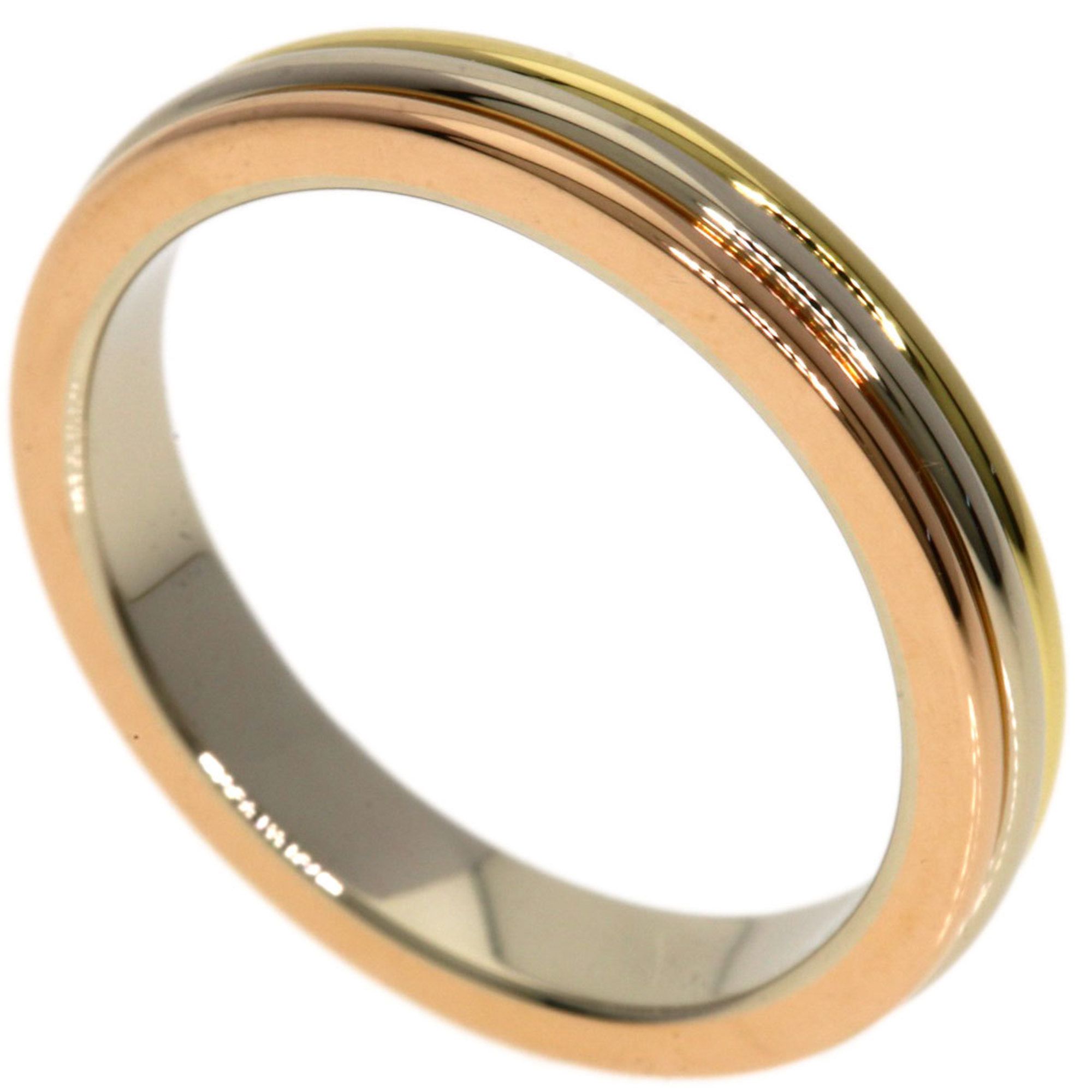 Cartier Three Color #47 Ring 18K Yellow Gold K18PG Women's CARTIER