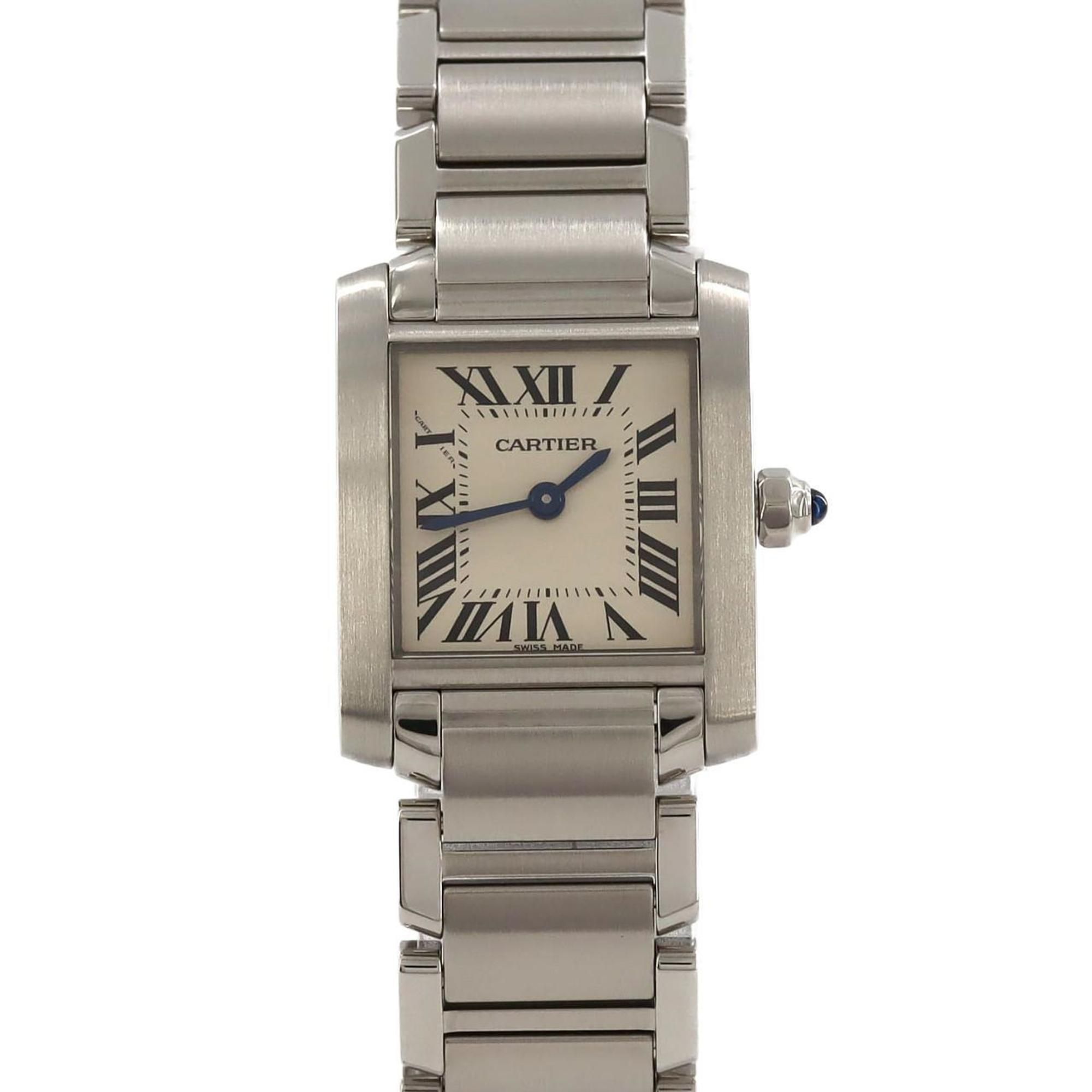 Cartier Tank Francaise SM W51008Q3 SS Wristwatch Quartz