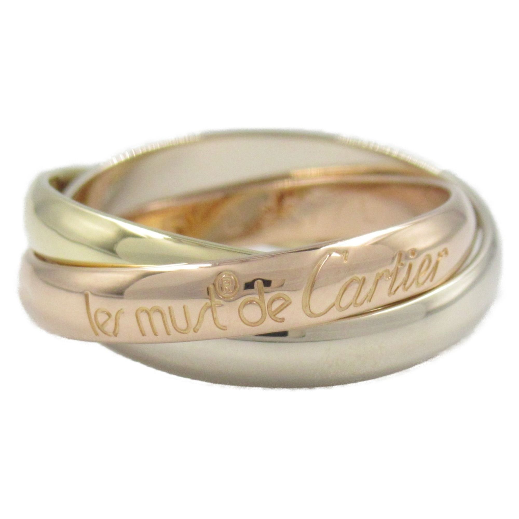 Cartier Trinity Ring 18K (yellow gold) 18KWG (white 18KPG (pink Ladies Gold