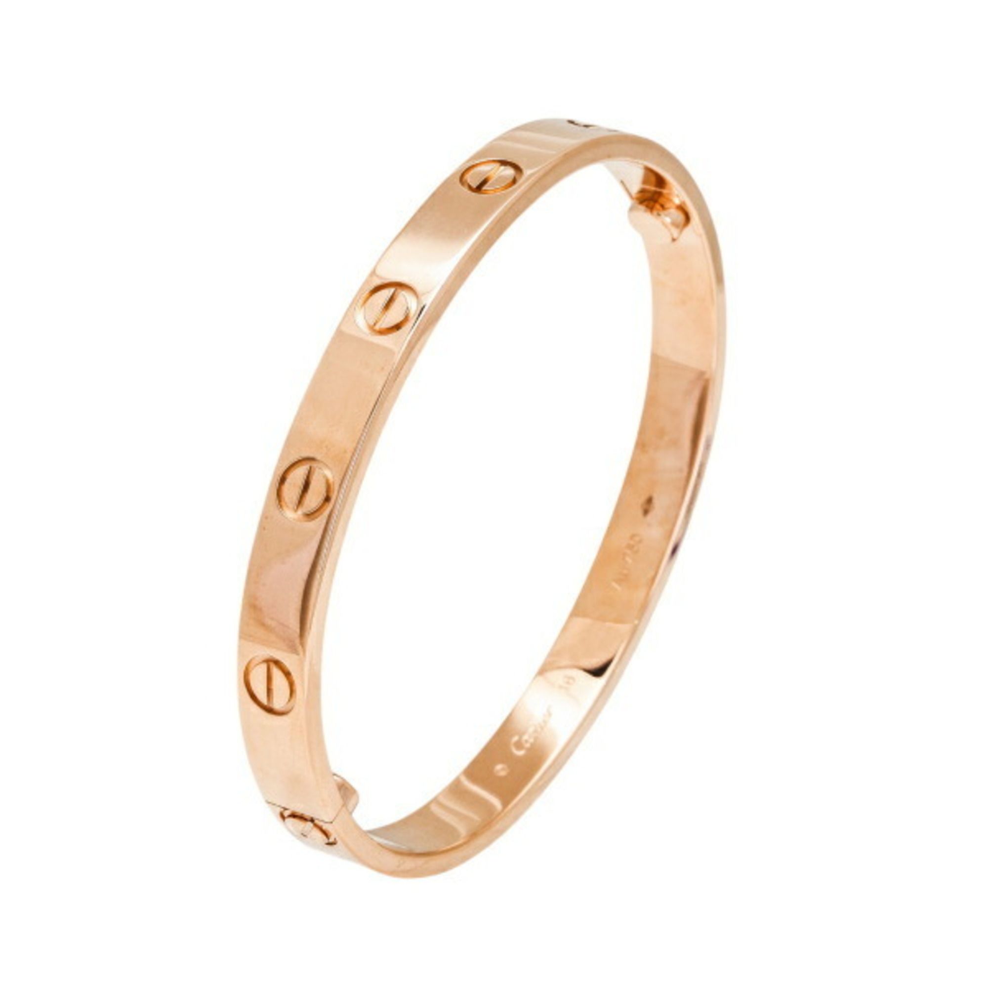 Cartier Love Classic Model K18 Pink Gold Bracelet