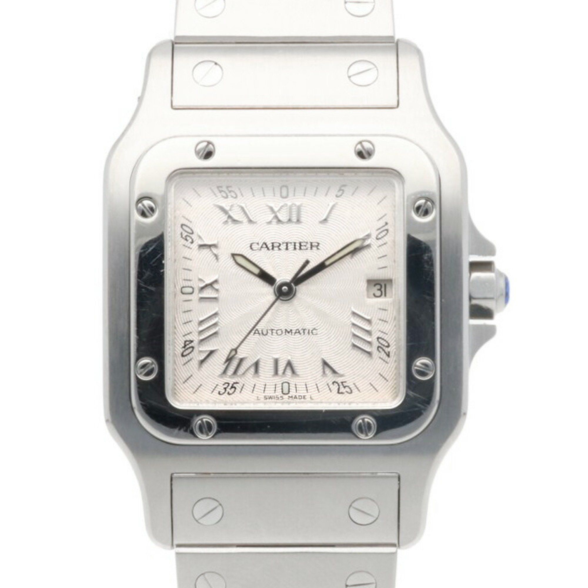 Cartier Santos Galbee LM Watch Stainless Steel Men's CARTIER Overhauled