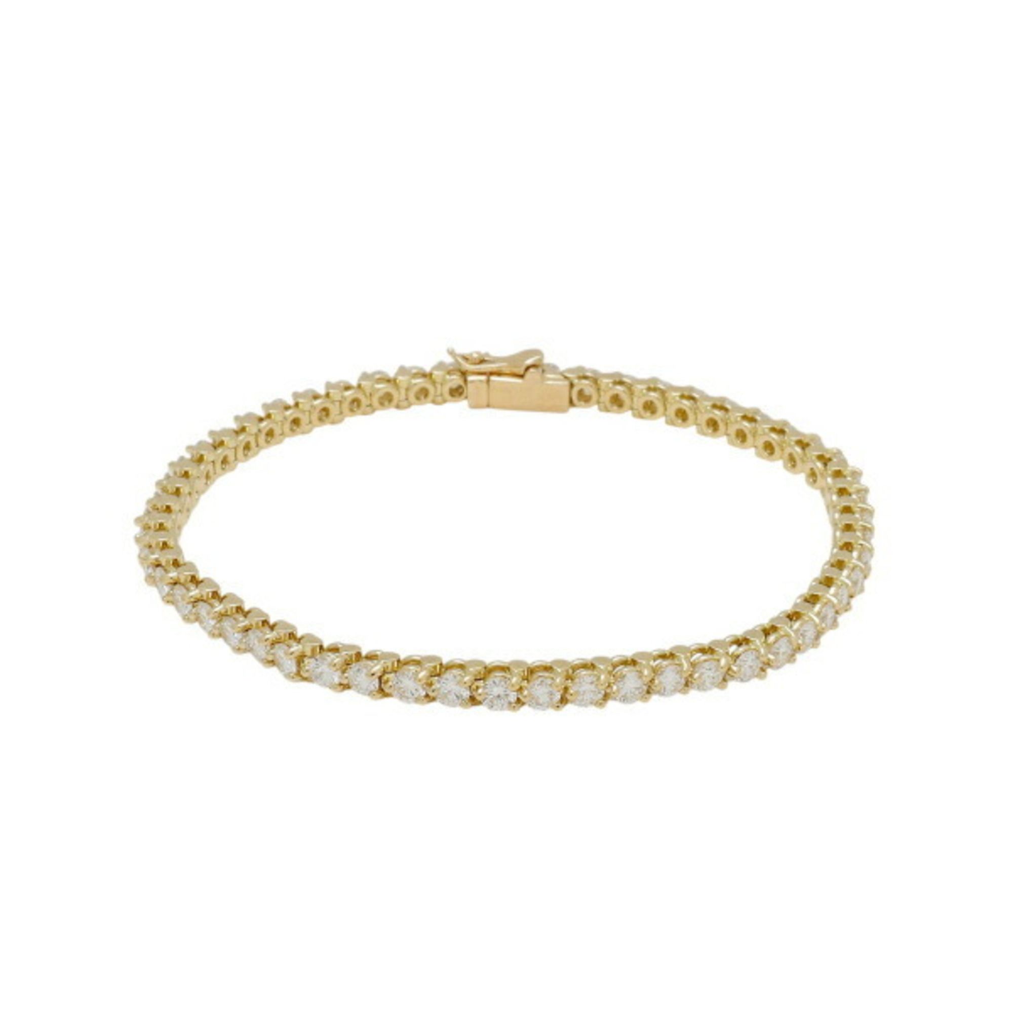 Cartier 18K Yellow Gold Tennis Bracelet