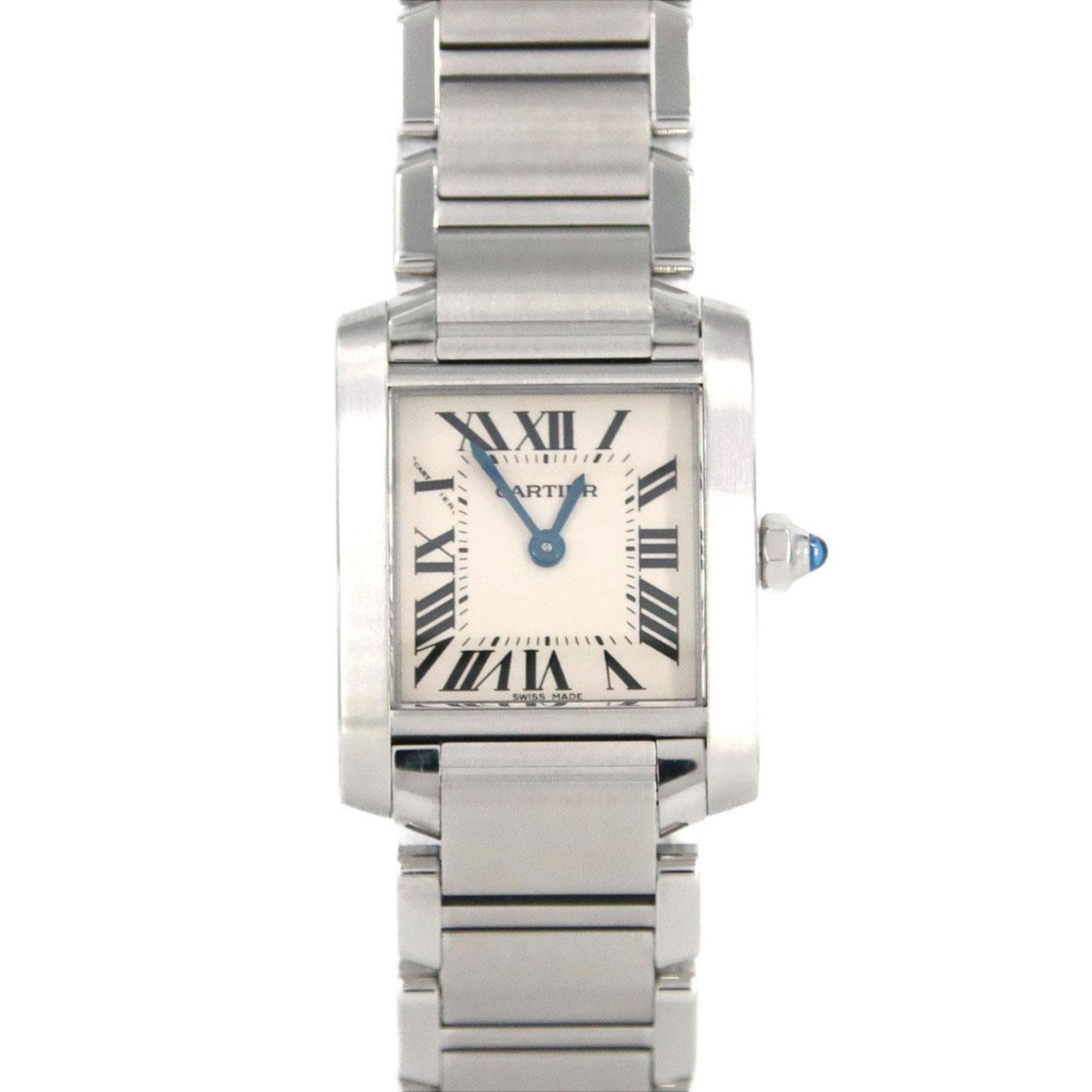 Cartier Tank Francaise SM W51008Q3 SS Wristwatch Quartz