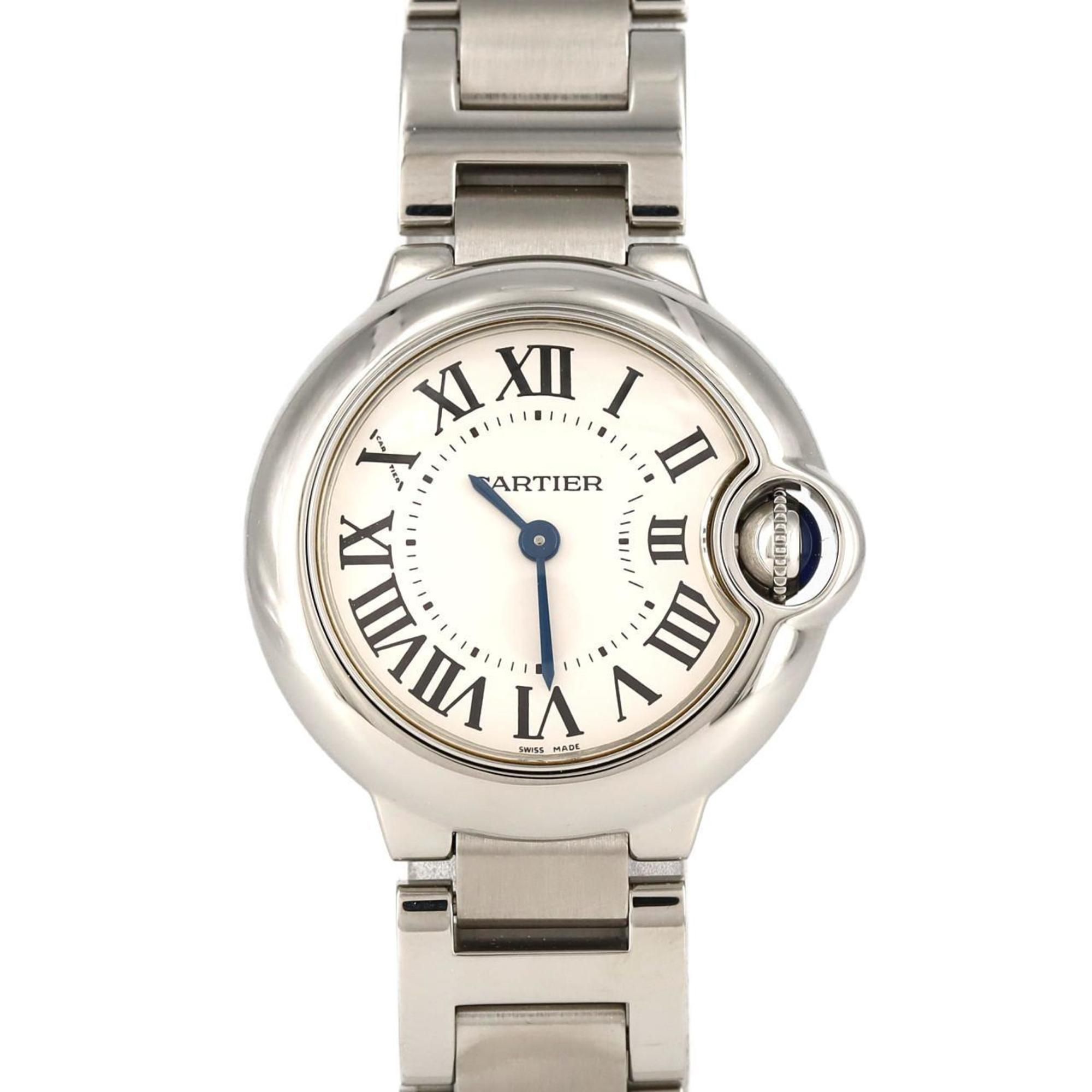 Cartier Ballon Bleu SM W69010Z4 SS Watch Quartz