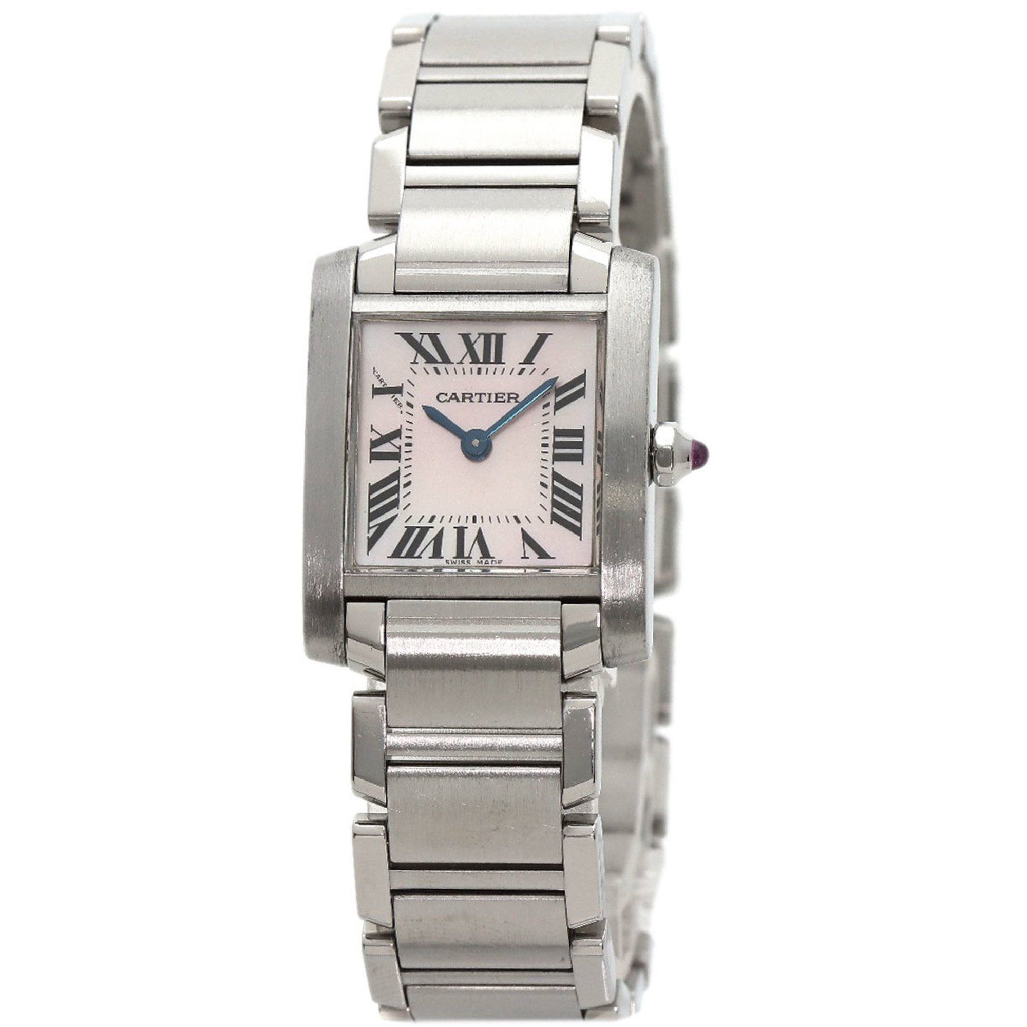 Cartier W51028Q3 Tank Francaise SM Watch Stainless Steel SS Ladies CARTIER