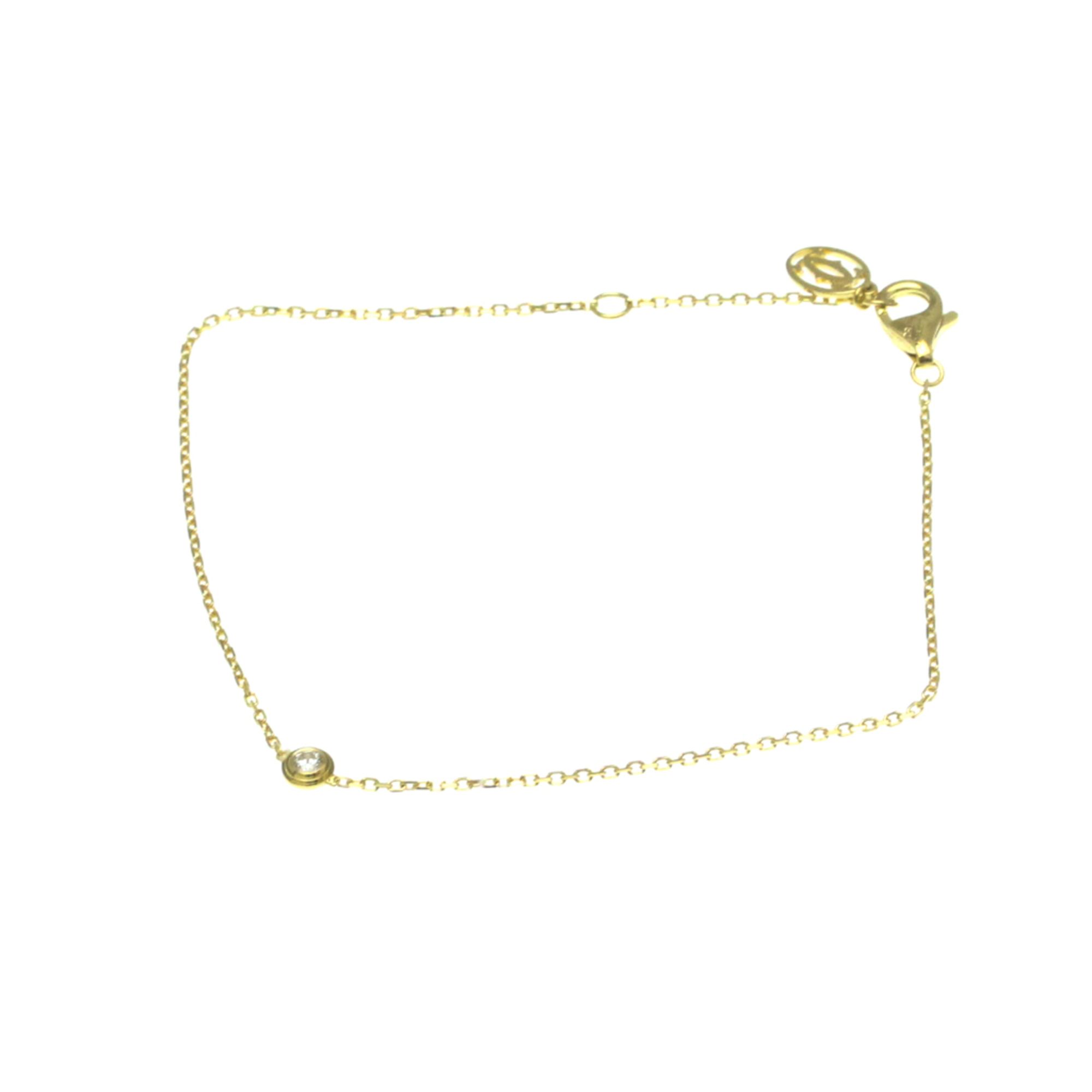 Cartier Amour Bracelet XS Yellow Gold (18K) Diamond Charm Bracelet Gold