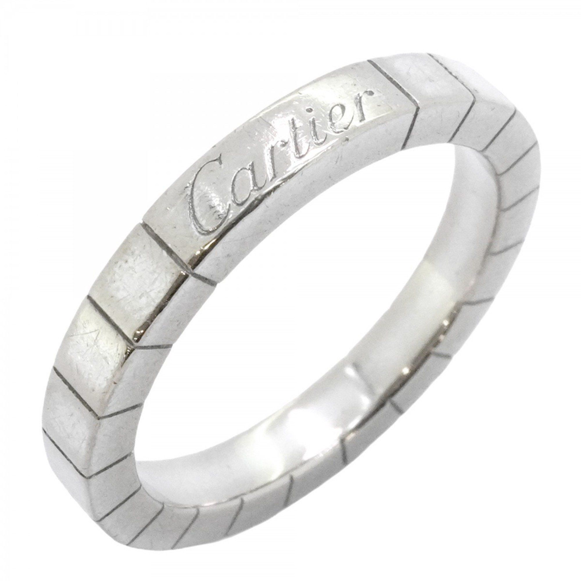 Cartier Ring Lanier 18KWG White Gold #54 Ladies
