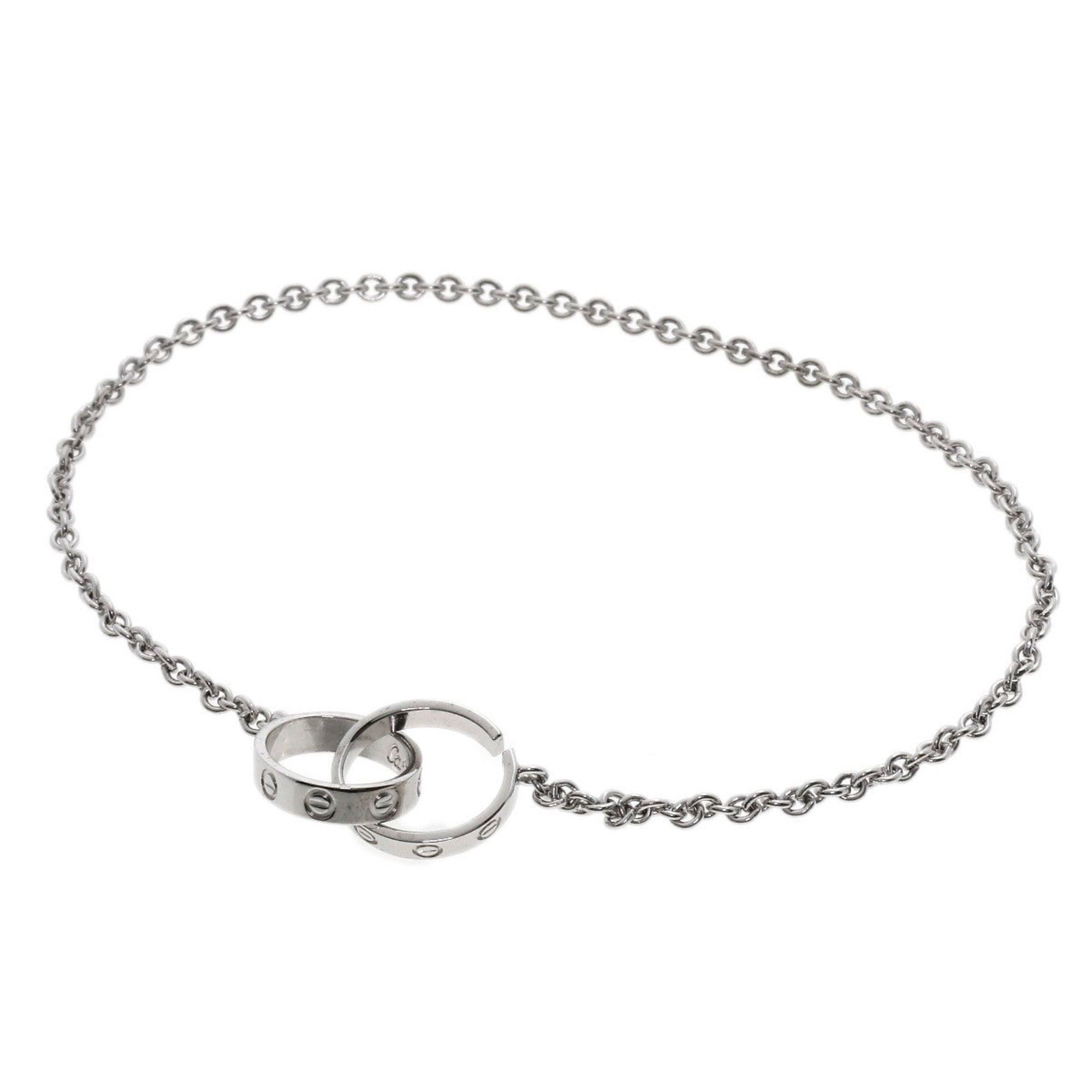 Cartier Baby Love Old Type Bracelet K18 White Gold Women's CARTIER