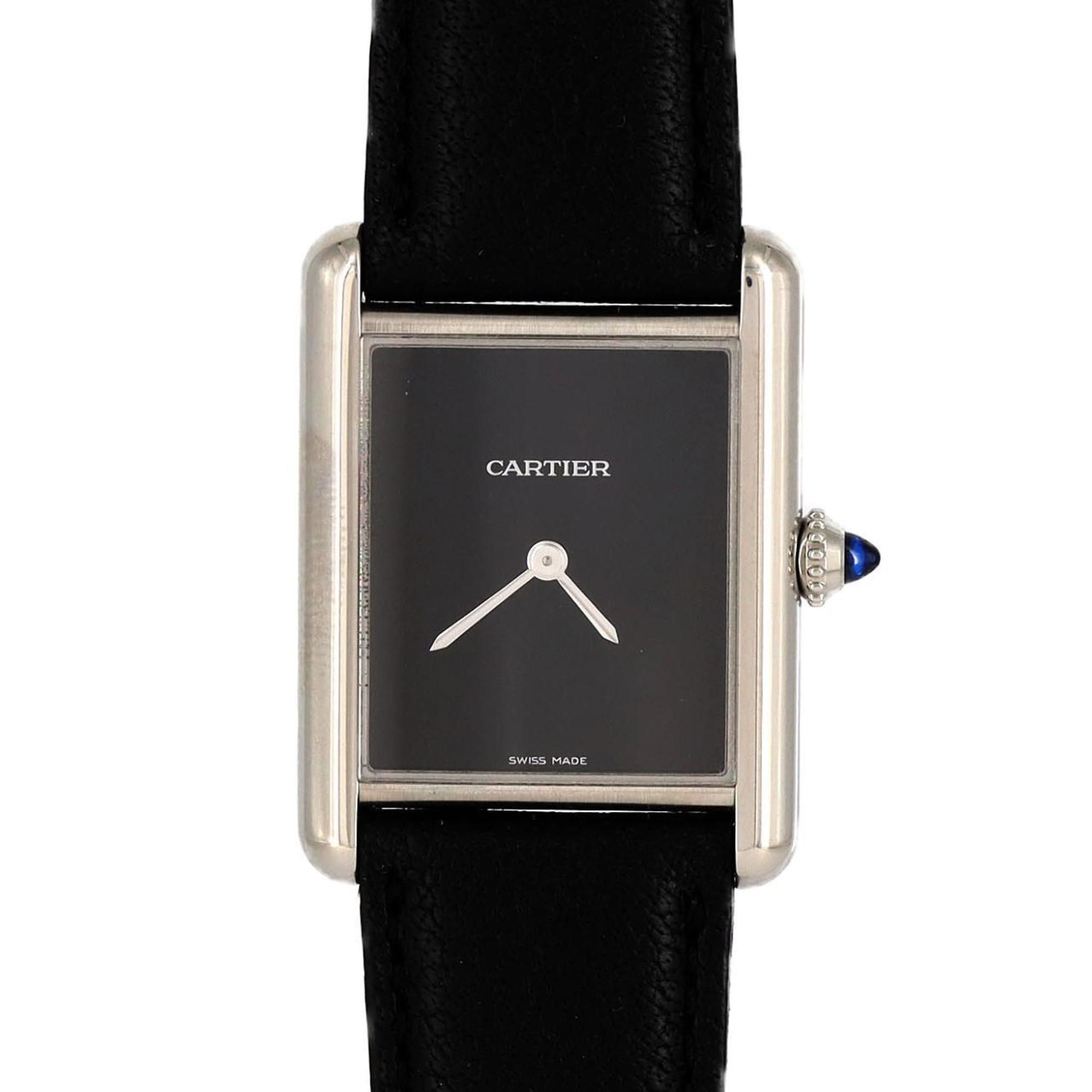 Cartier Tank Must LM WSTA0072 SS Wristwatch Quartz