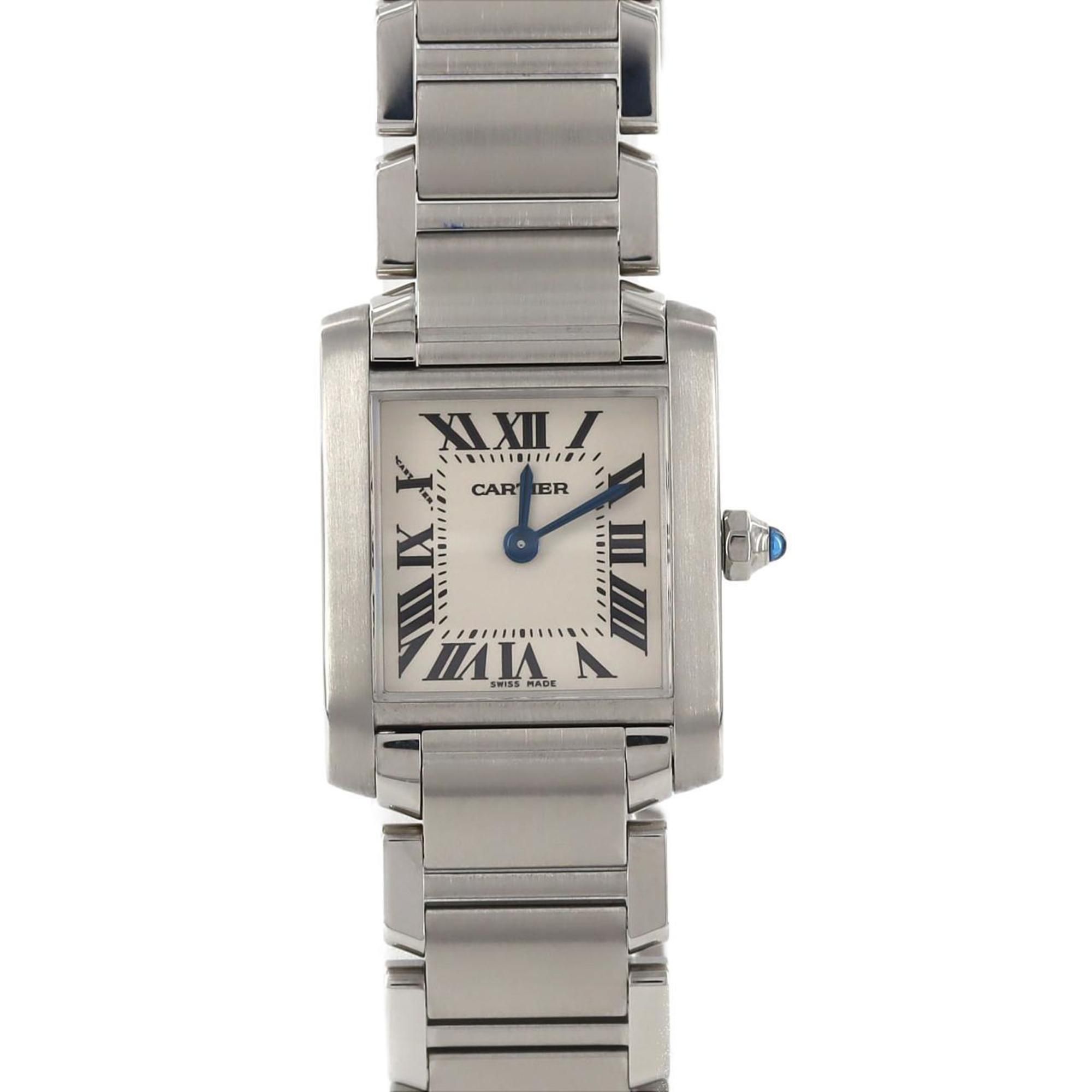 Cartier Tank Francaise SM W51008Q3 SS Wristwatch Quartz