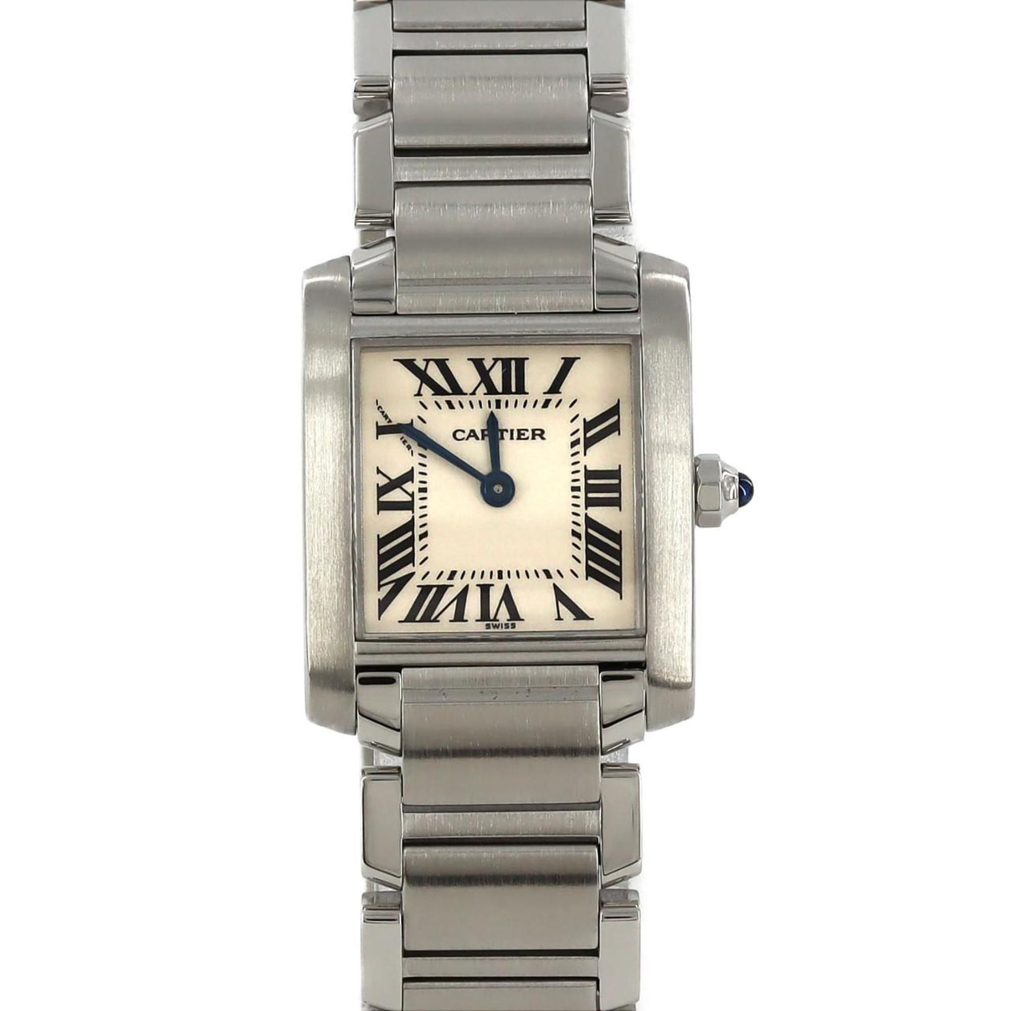 Cartier Tank Francaise SM W51008Q3 SS Wristwatch Quartz