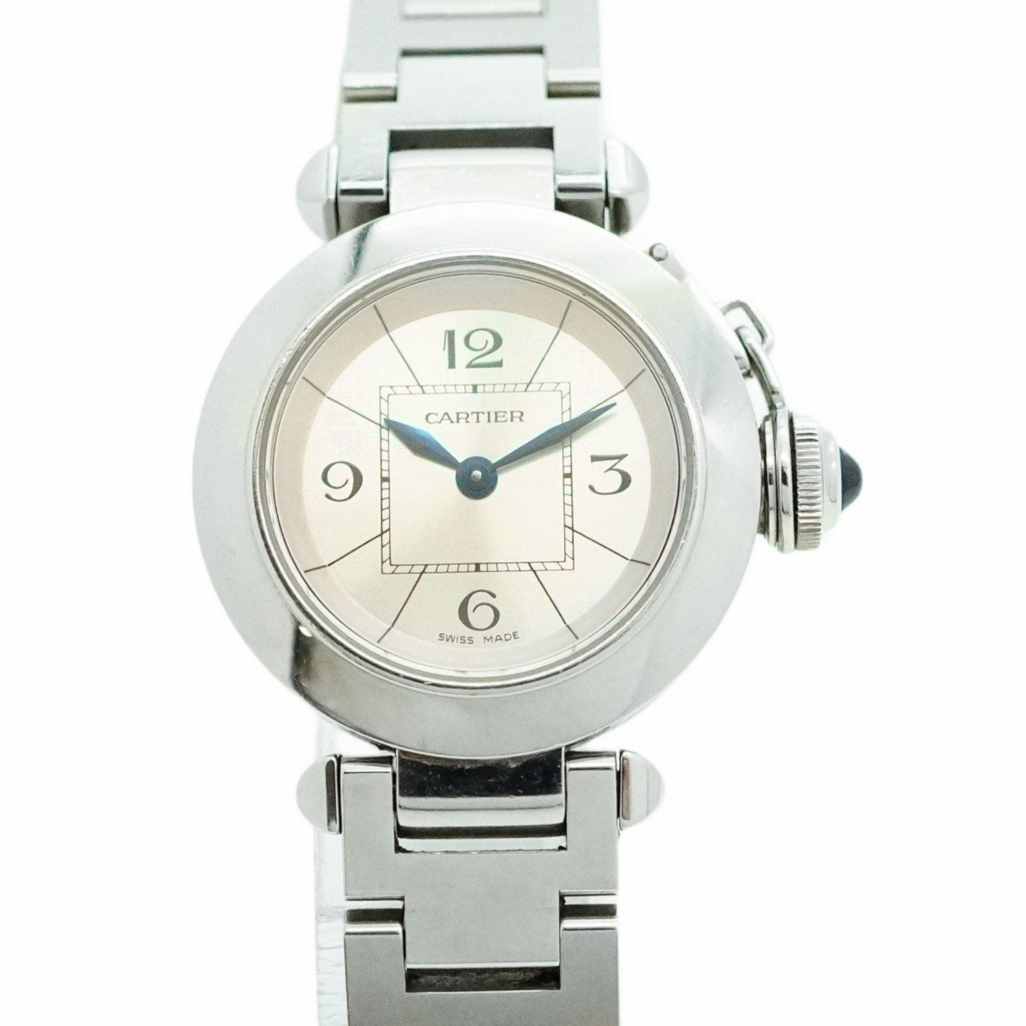 Cartier Pasha W3140007 Silver Dial Watch for Women