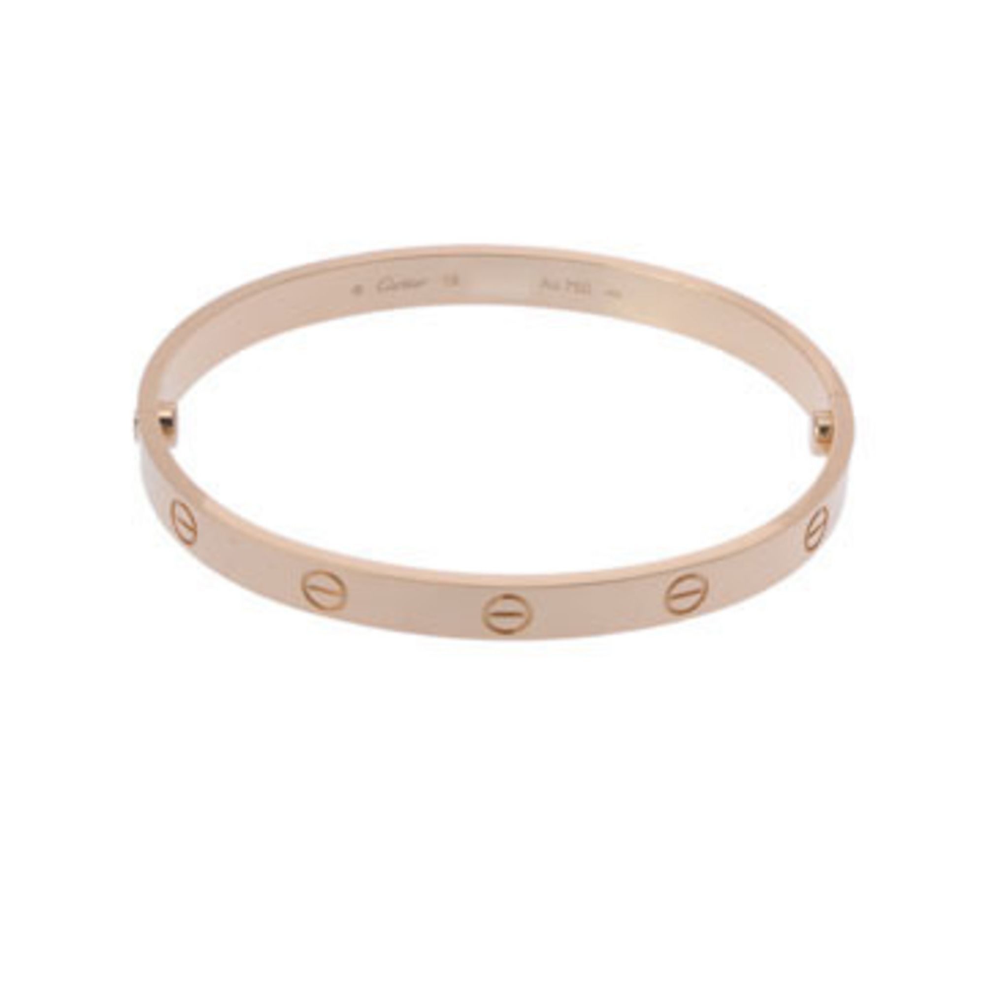 CARTIER Cartier Love Bracelet Women's 18K Yellow Gold YG