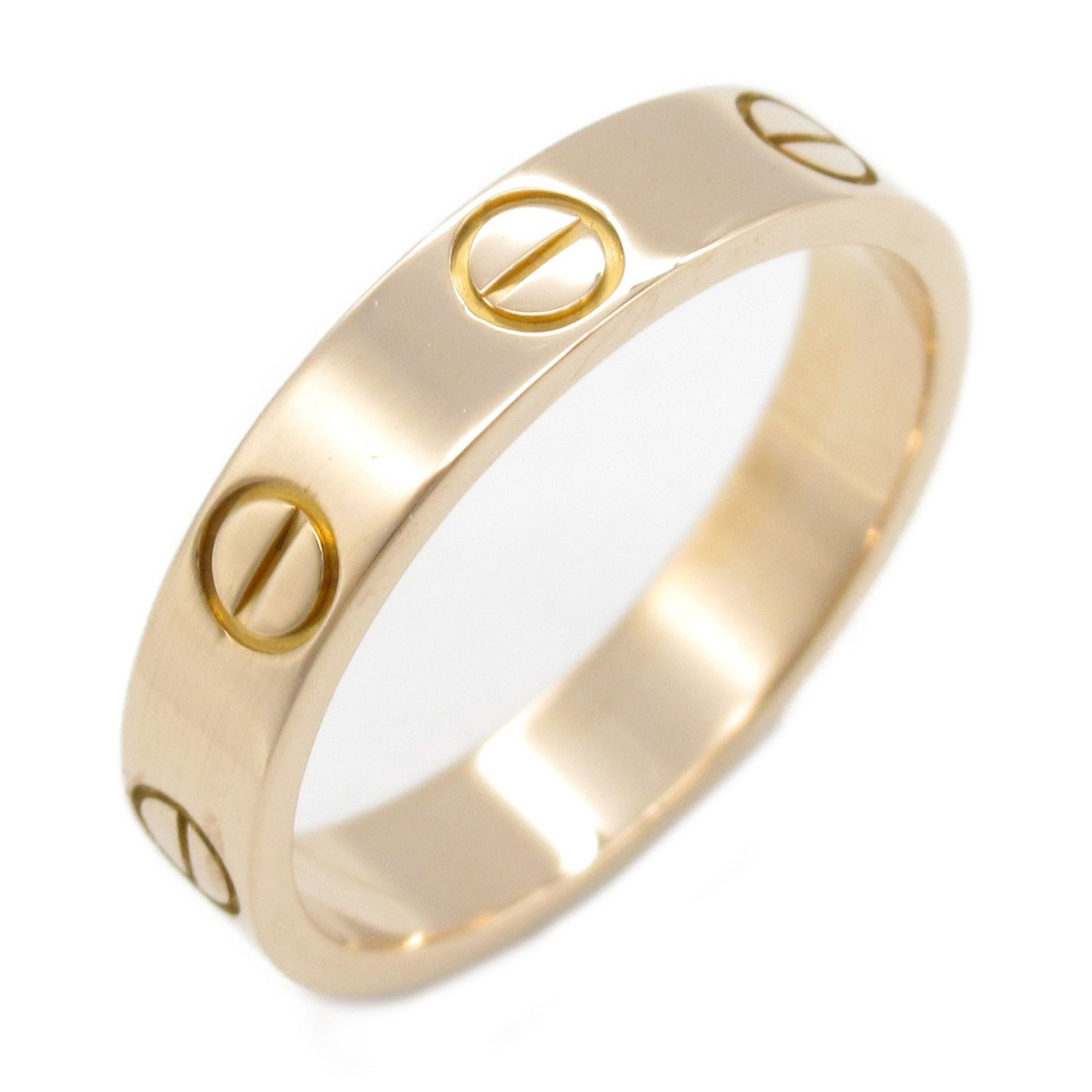 Cartier Mini Love Ring, 18KPG (pink gold), for men and women, gold
