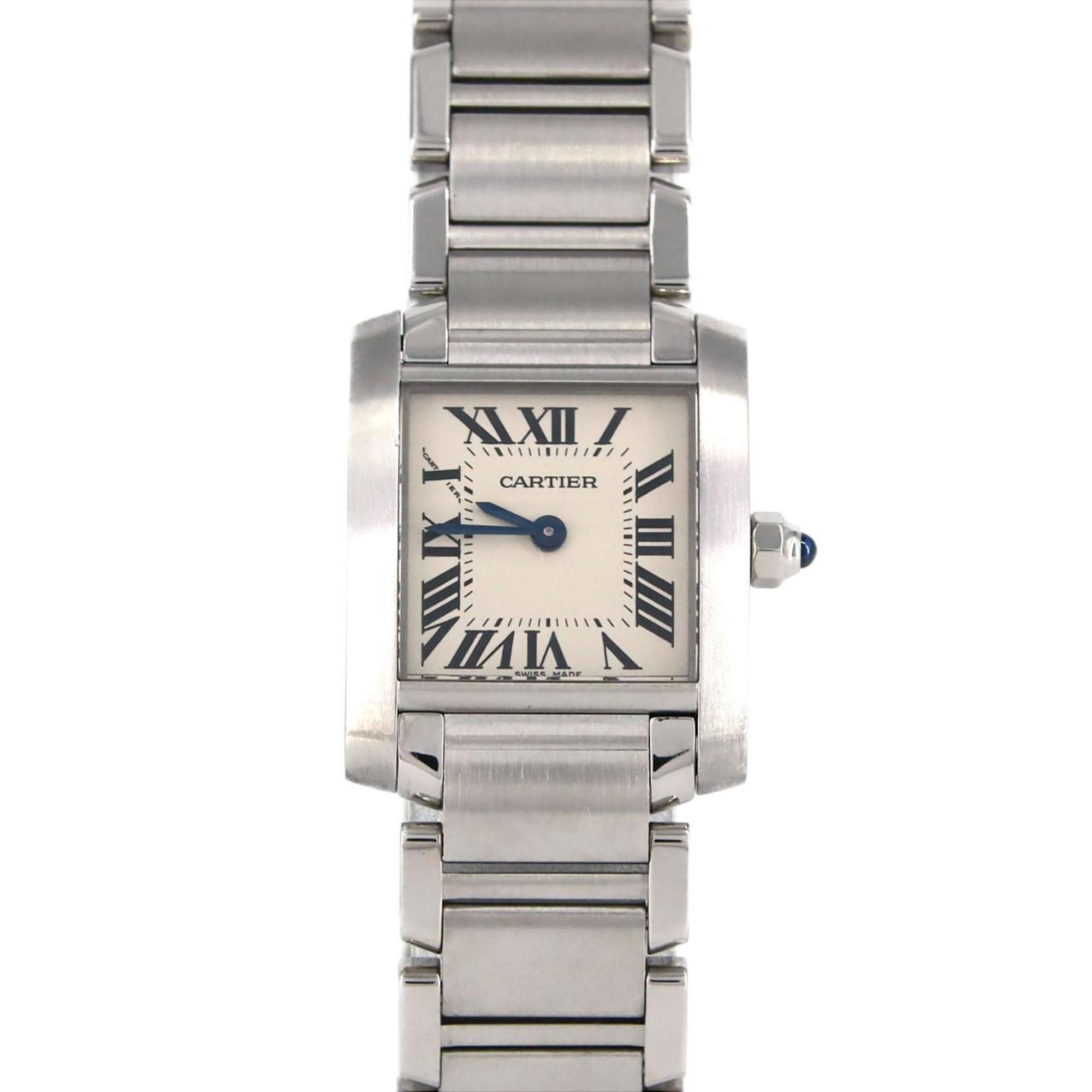 Cartier Tank Francaise SM W51008Q3 SS Wristwatch Quartz