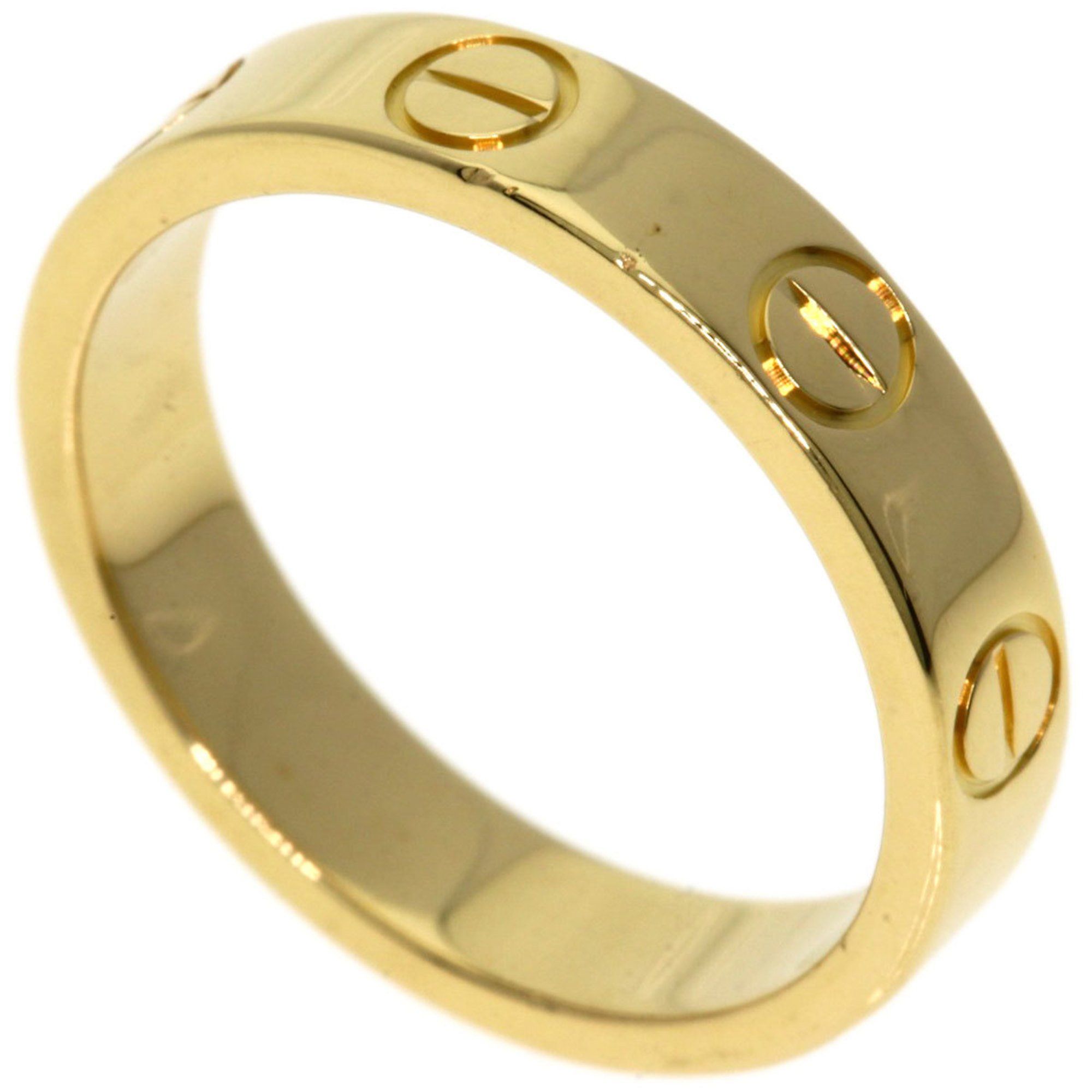 Cartier Mini Love Ring #46 18K Yellow Gold Women's CARTIER