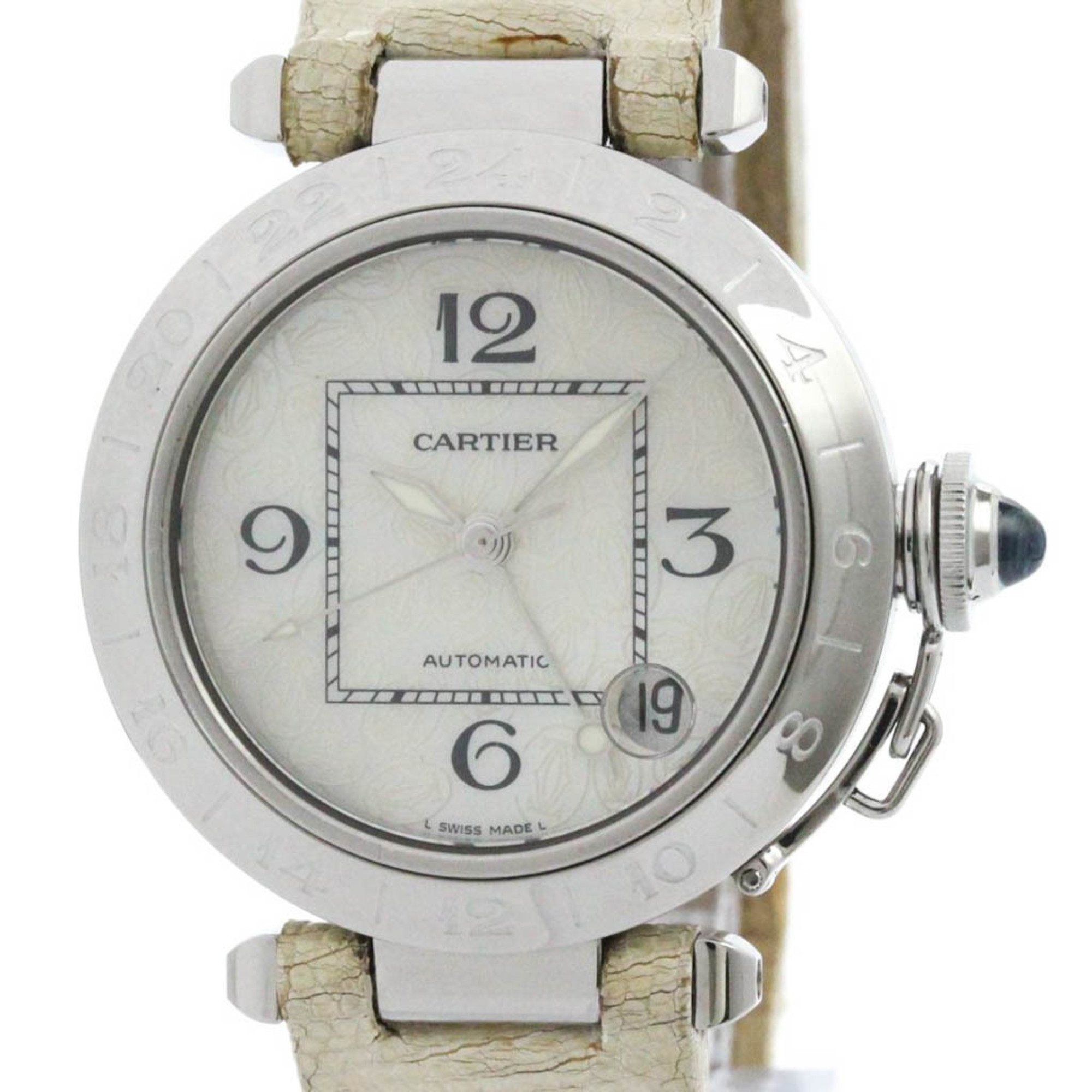 Polished CARTIER Pasha C GMT 2004 Christmas Limited Watch W3107199