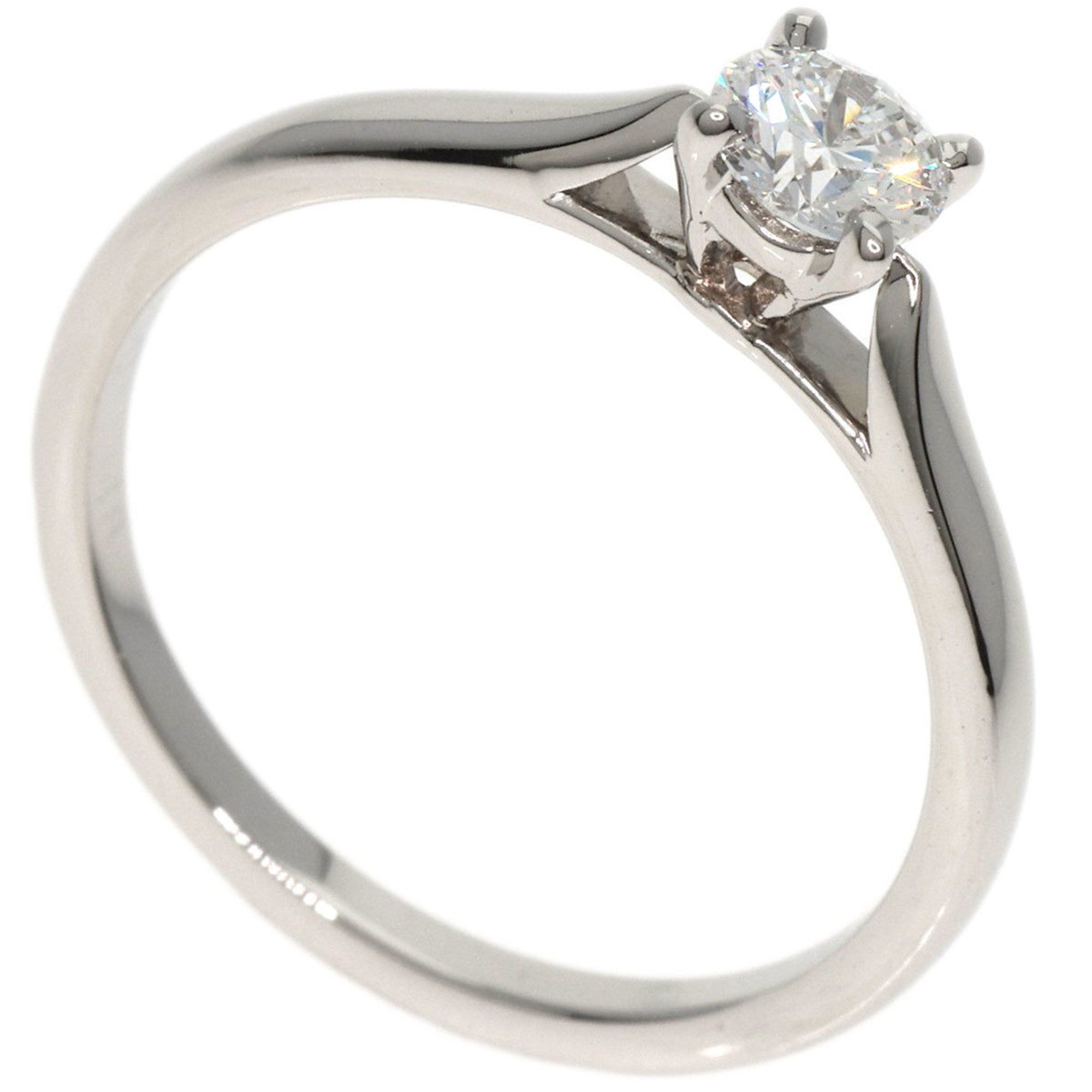 Cartier Solitaire Diamond #48 Ring Platinum PT950 Women's CARTIER