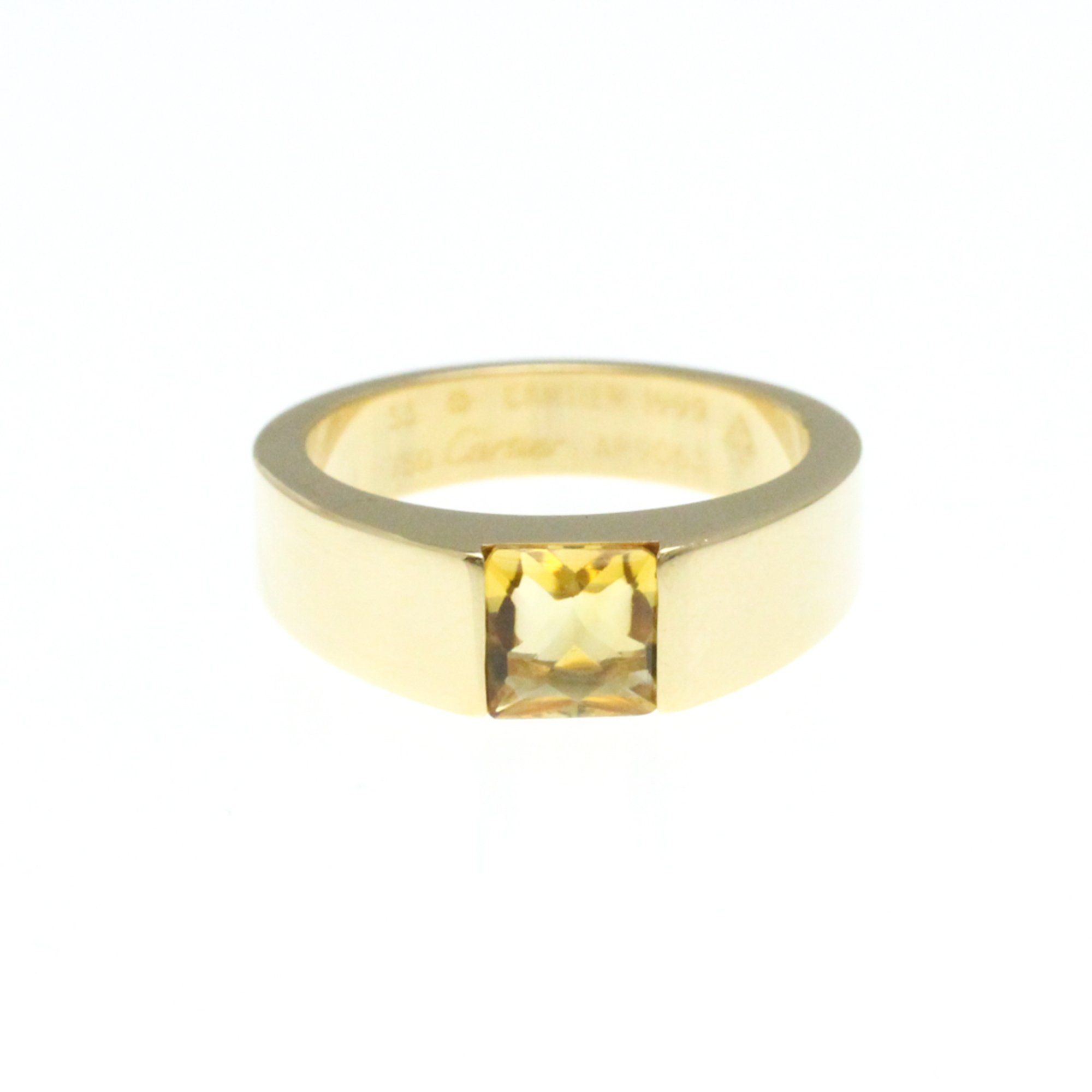 Cartier Tank Ring Citrine Yellow Gold (18K) Fashion Citrine Band Ring Gold