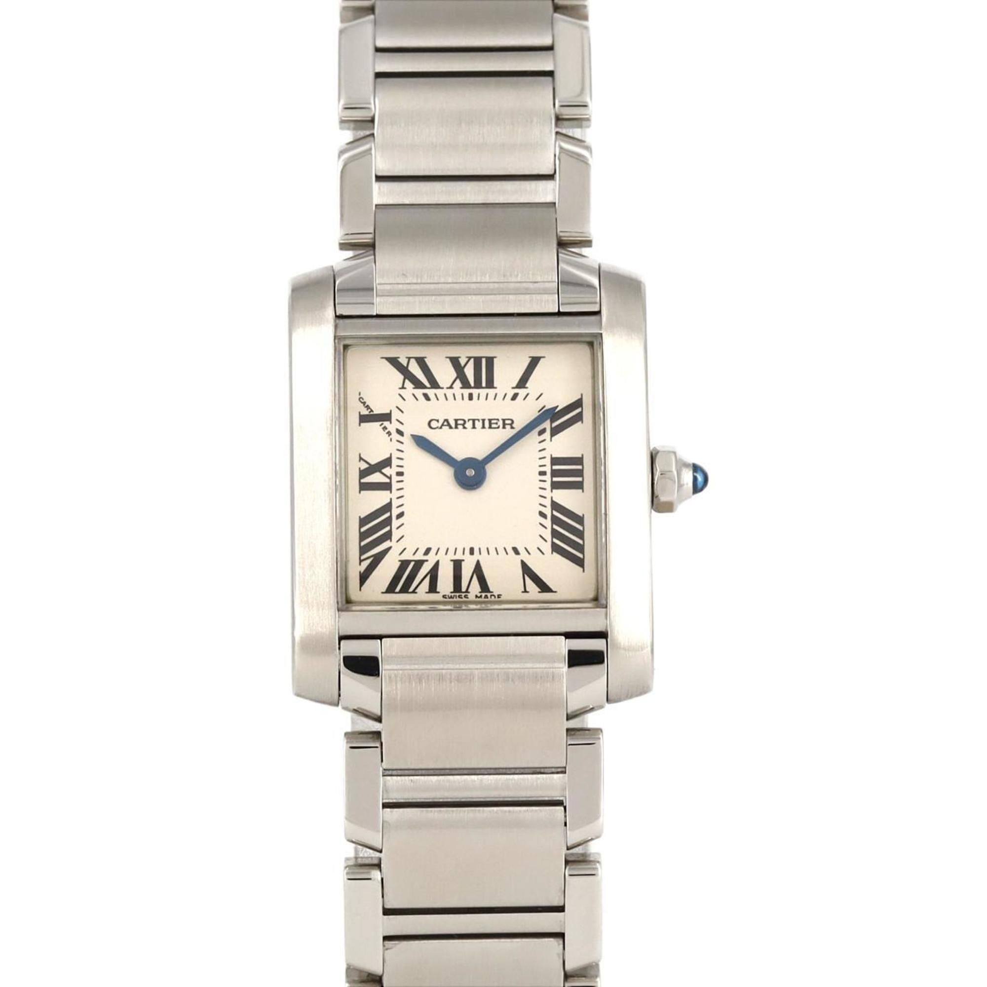 Cartier Tank Francaise SM W51008Q3 SS Wristwatch Quartz