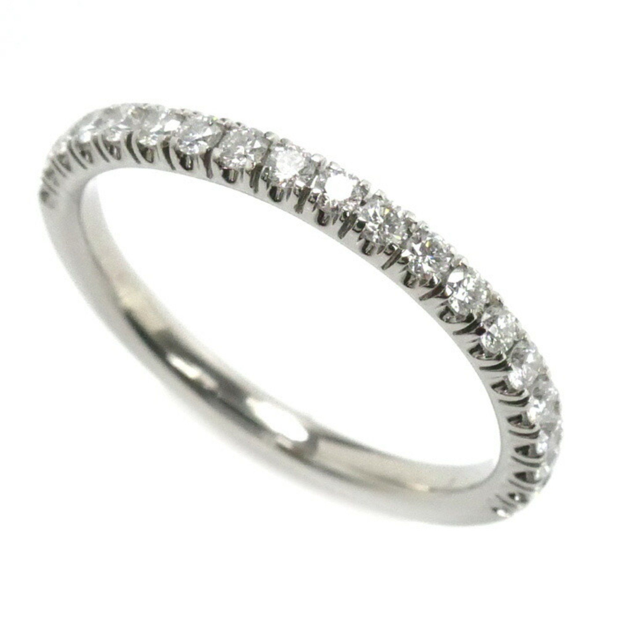 CARTIER Pt950 Platinum Etincel de Cartier Half Eternity Ring B4221949 Diamond Size 9 49 2.6g Women's