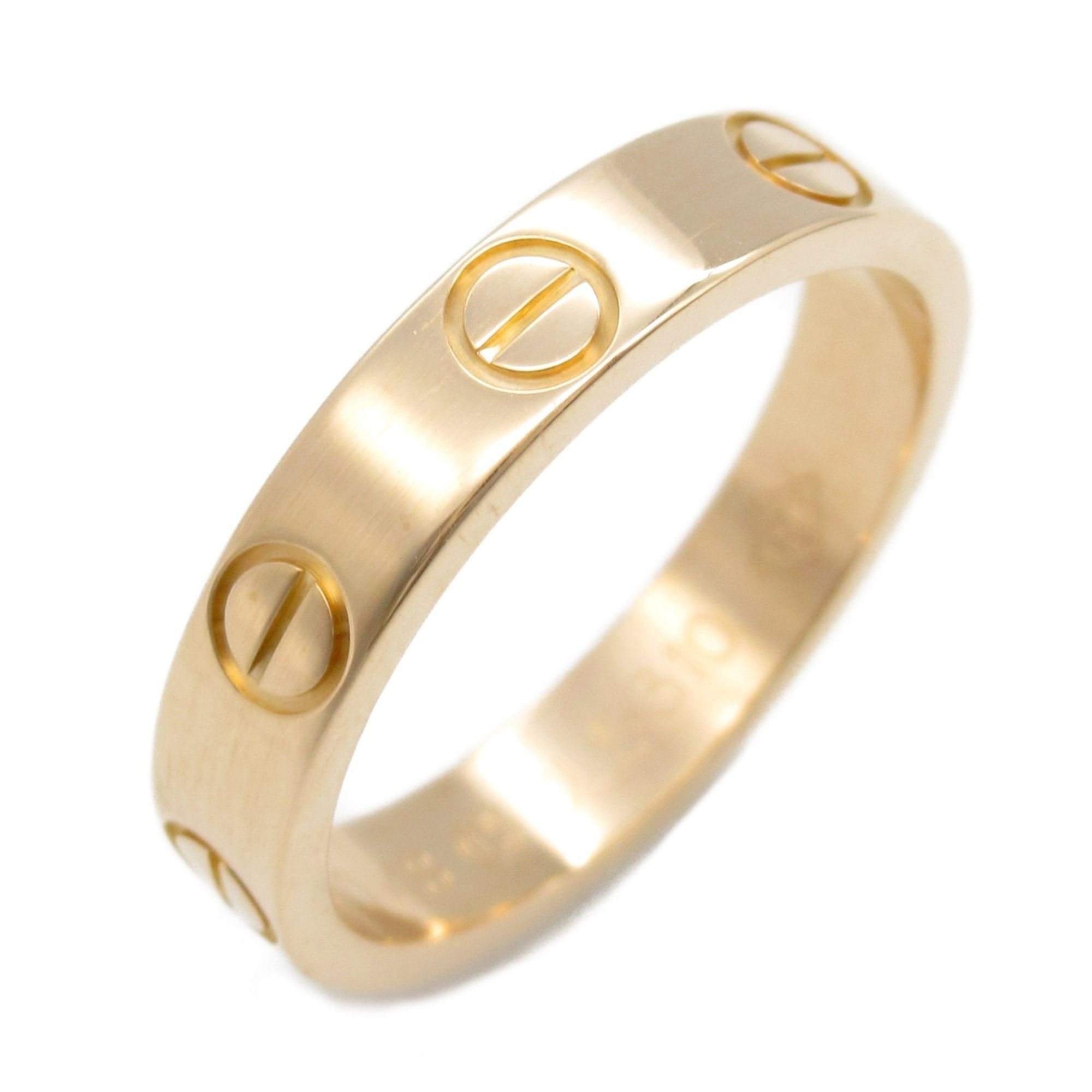 Cartier Mini Love Ring, 18KPG (pink gold), women's, gold