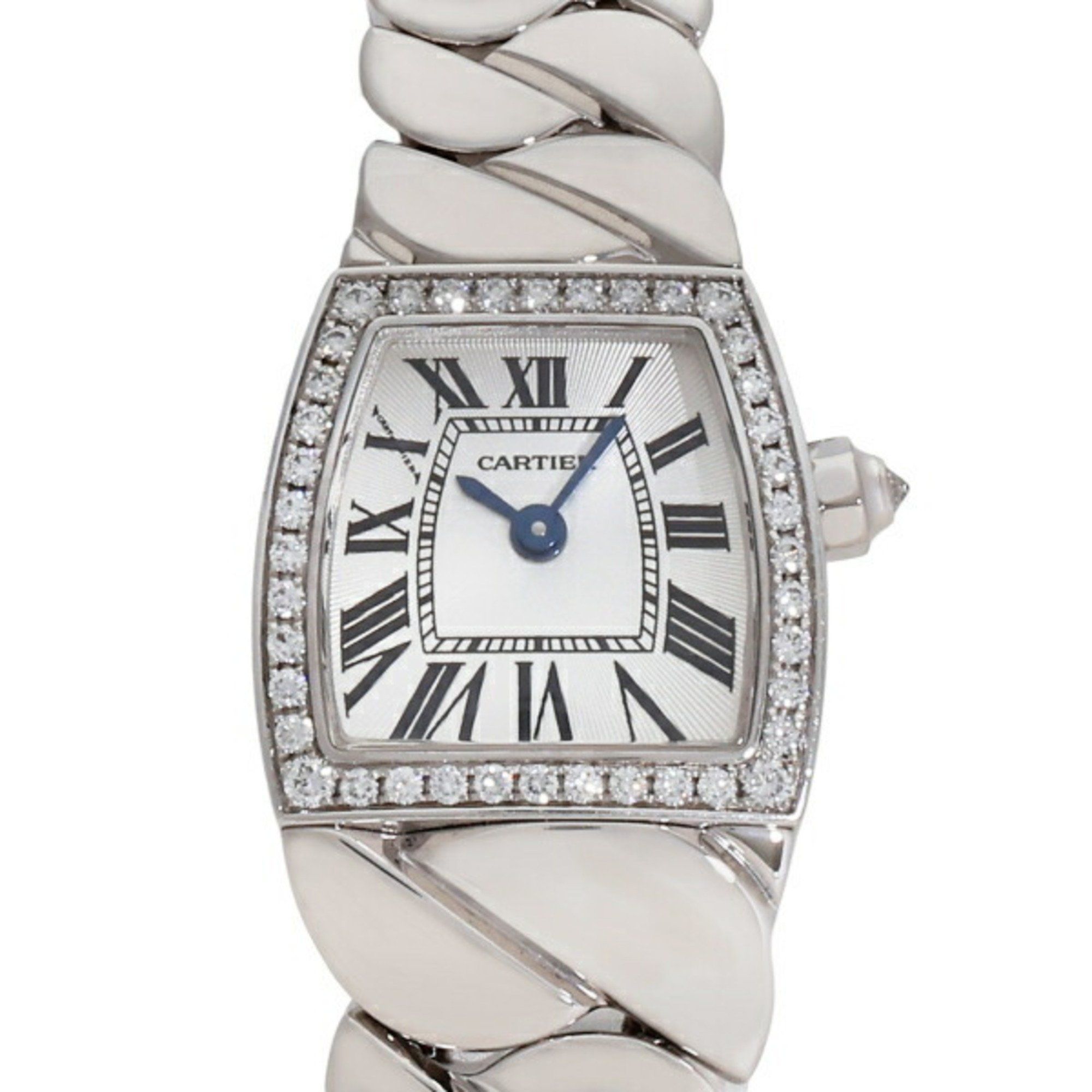 Cartier Ladonna WE60085G Silver Roman Dial Wristwatch for Women