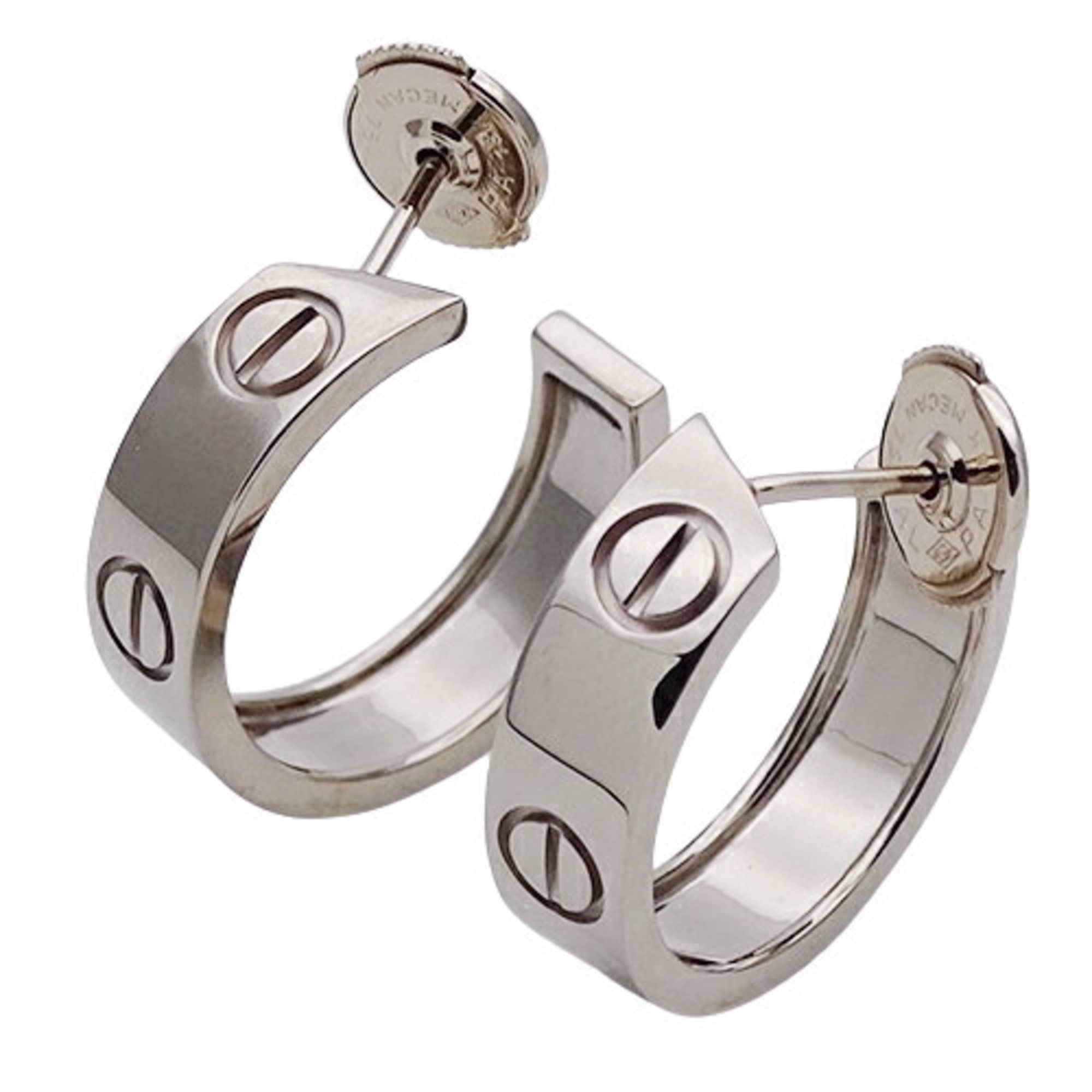 Cartier Earrings for Women, 750WG LOVE, White Gold