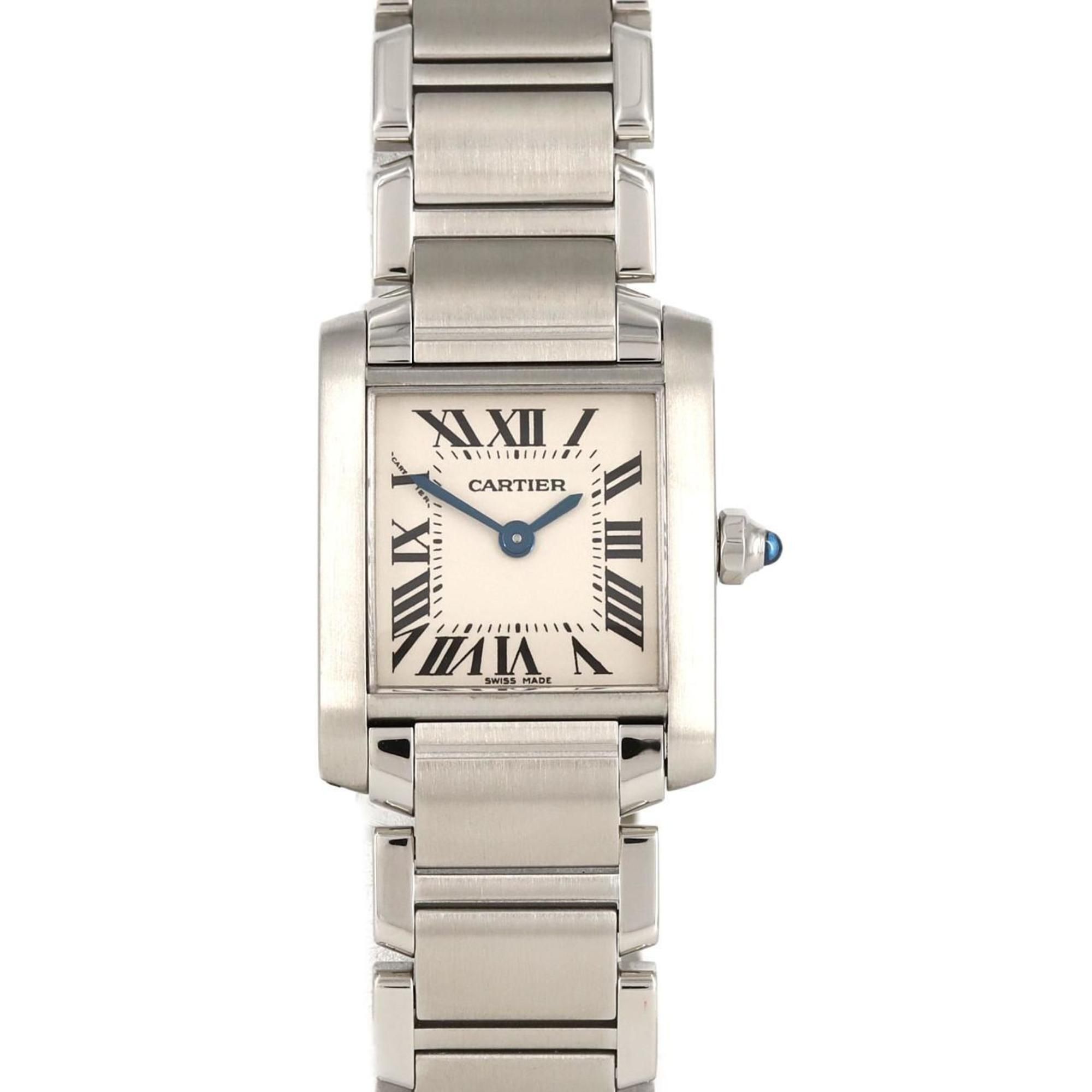 Cartier Tank Francaise SM W51008Q3 SS Wristwatch Quartz