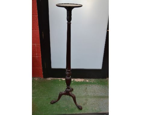 A George III Revival mahogany tripod torchere, early 20th century