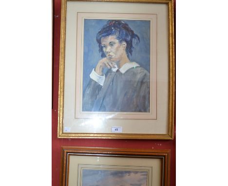 English School Portrait of a Ladyoil on board, 36cm x 26cm