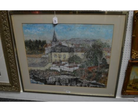 Dorothy RothnerCascais, Portugalsigned, mixed media, 54cm x 66.5cm
