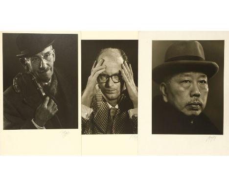 Karl Pollak (1902-1986)PORTRAIT STUDIES to include Lional Falkman, Rolf Winquist, Clifford Bax, John Burrell, The Chinese Amb