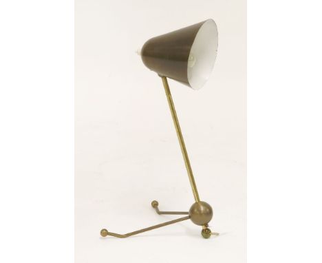 A desk lamp,designed by Otto Kolb,37cm high