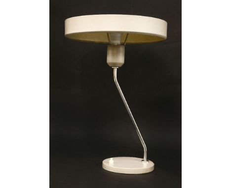 A Philips table lamp,1950s, designed by Louis Kalff, in grey,44cm high