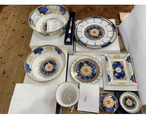 Collection of Royal Worcester 'To Celebrate the Millennium' 2000 porcelain.