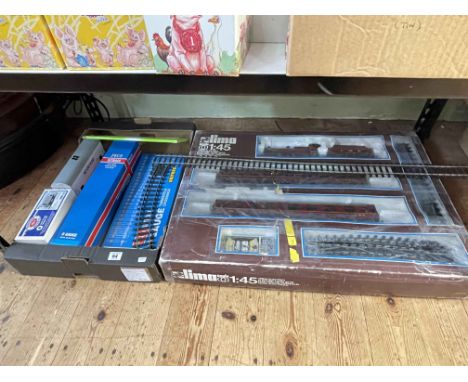 Lima electric train sets 1:45 scale, Parkside Railway models, Peco Set Track, etc.