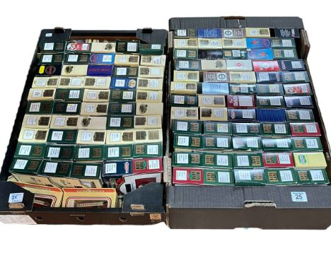 Two boxes of Lledo Days Gone model vehicles.