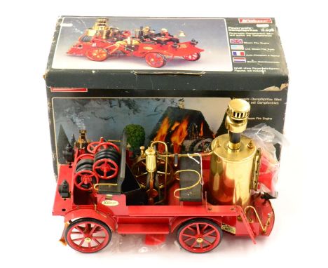 Wilesco D305 Live Steam Fire Engine (E-G, appears not to have been fired, box G-F, with instructions)      