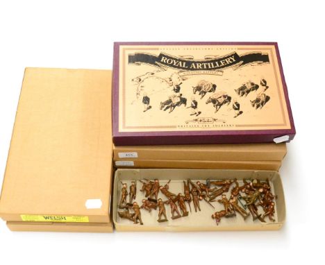 Britains Modern Sets 5186 Welsh Guards, 8857 Royal Artillery, 5289 Royal Marines, 5188 Seaforth Highlanders, The Bahamas Poli